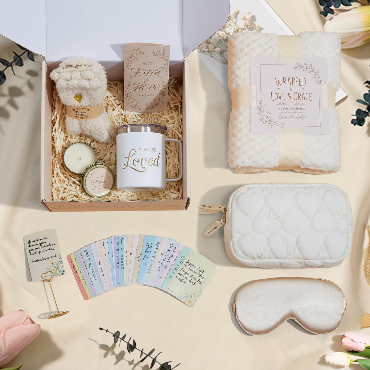 Christian Gifts for Women Religious Gift Set for Her 9 Piece - solvitto Official Imagery - 3