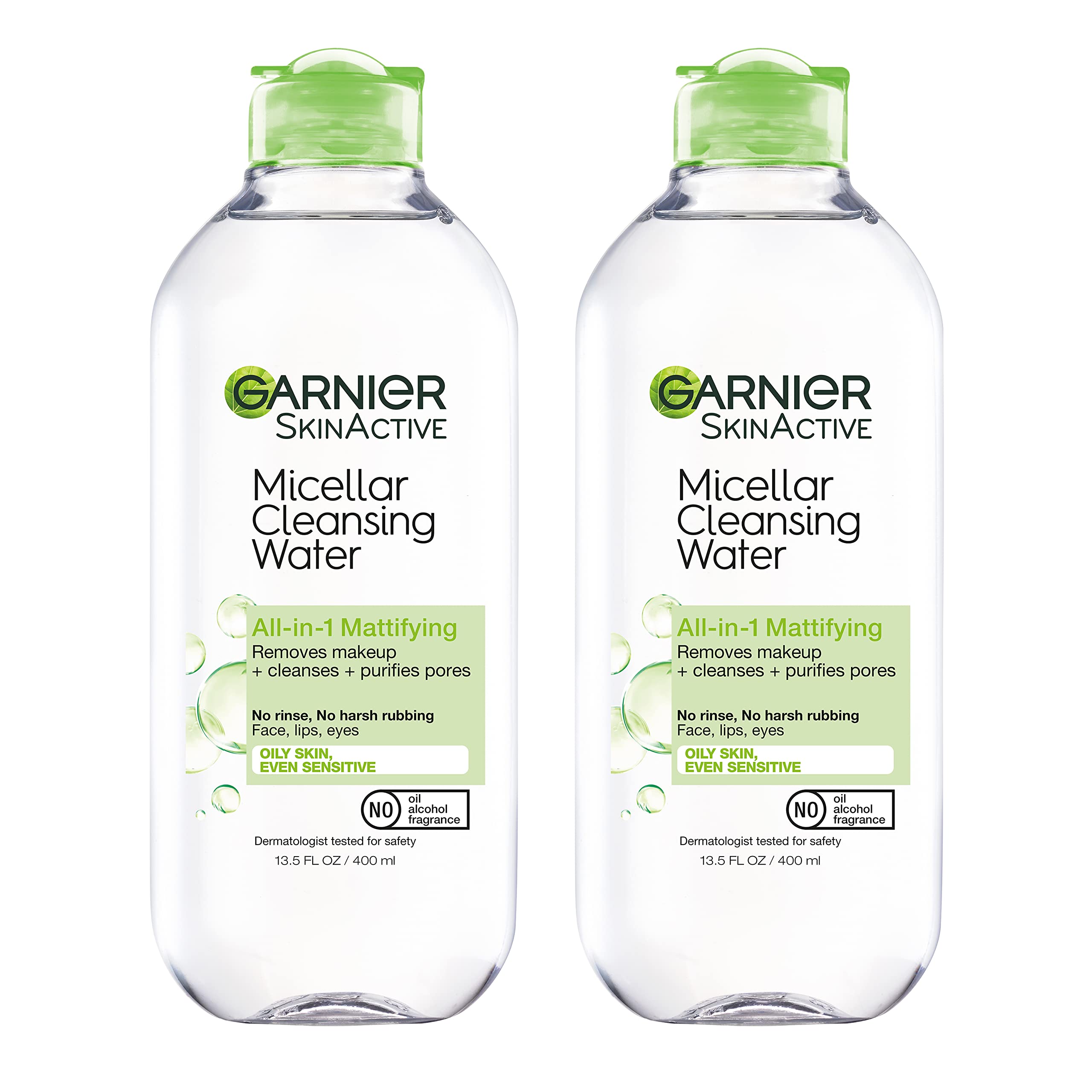 Garnier Micellar Water for Oily Skin, Facial Cleanser & Makeup - Product Imagery