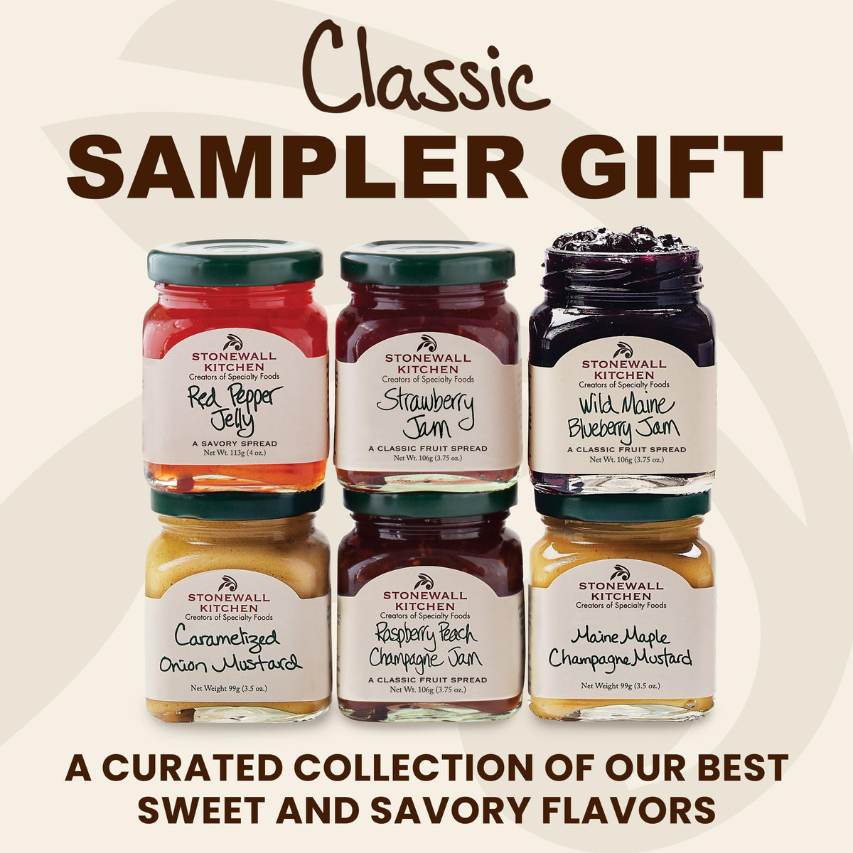 Stonewall Kitchen Classic Sampler Collection 6 Piece Gift - Stonewall Kitchen Official Imagery - 5