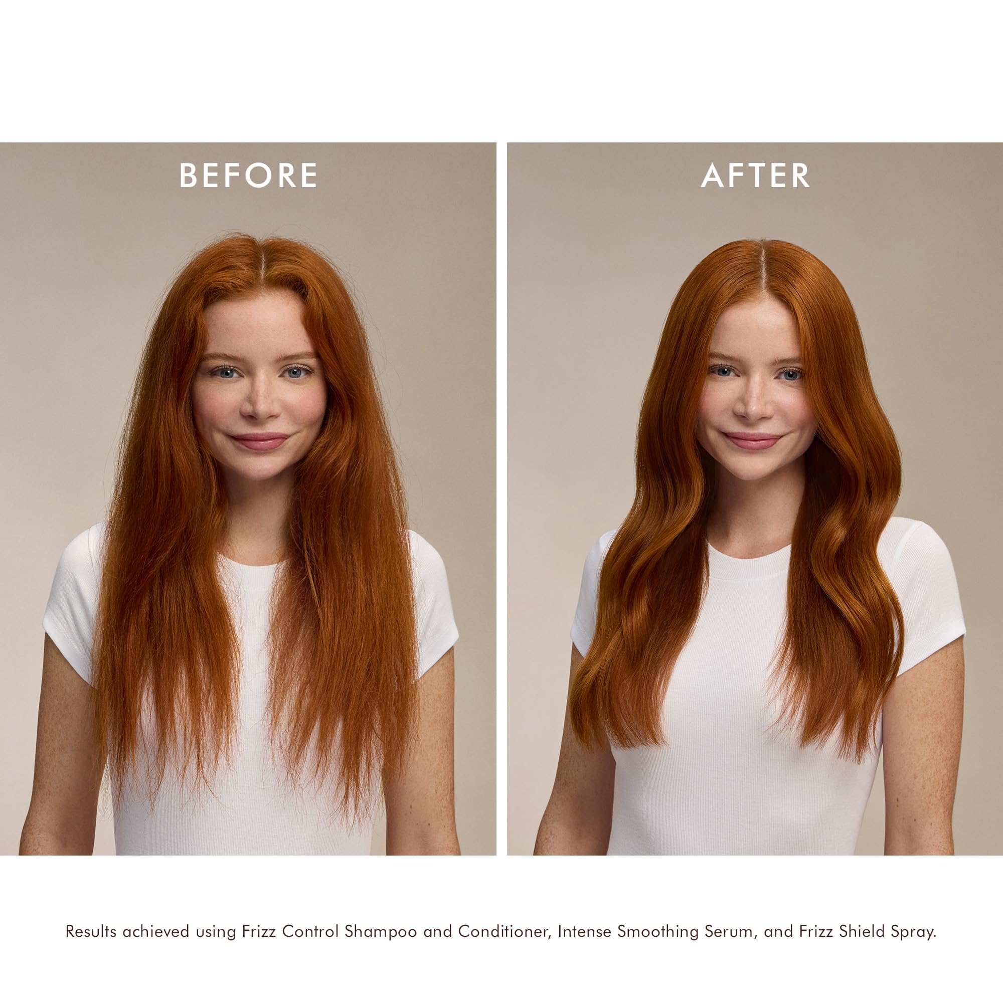 Moroccanoil Intense Smoothing Frizz Control Serum for hair, 1.7 fl oz, smooths frizz and adds shine to styled hair.