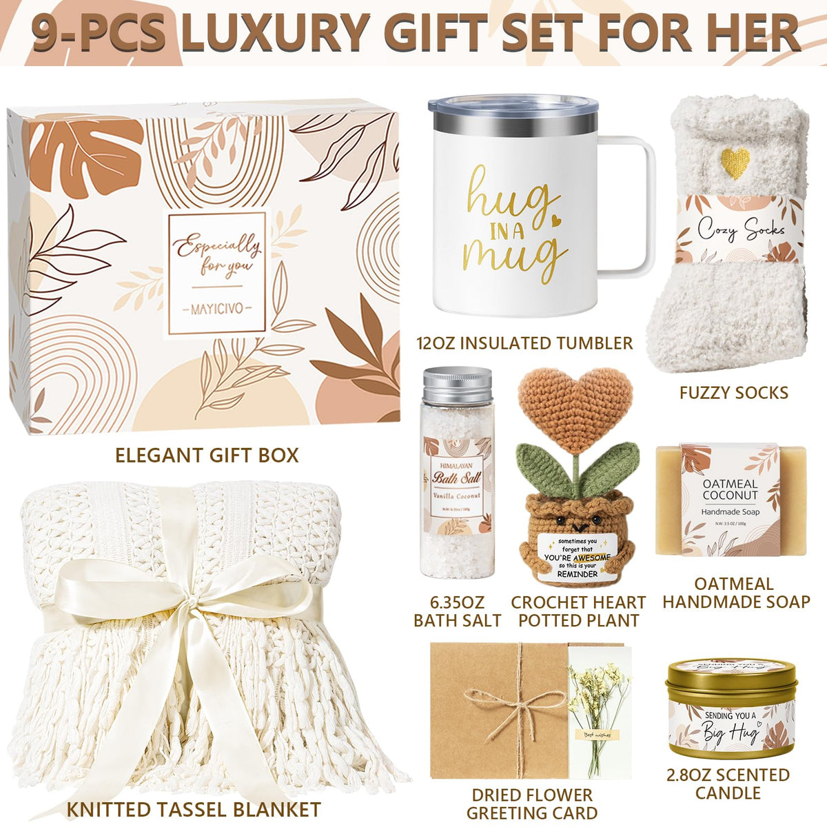 Christmas Birthday Gifts for Women Self Care Package Get - MAYICIVO Official Imagery - 4