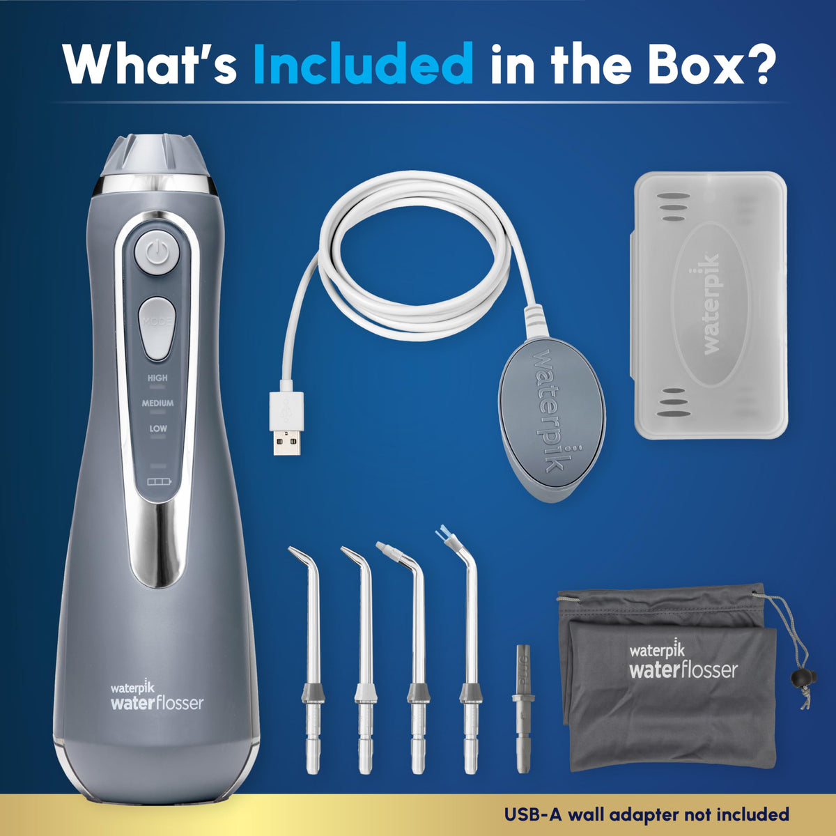Waterpik Cordless Advanced Portable Water Flosser - Waterpik Official Imagery - 5