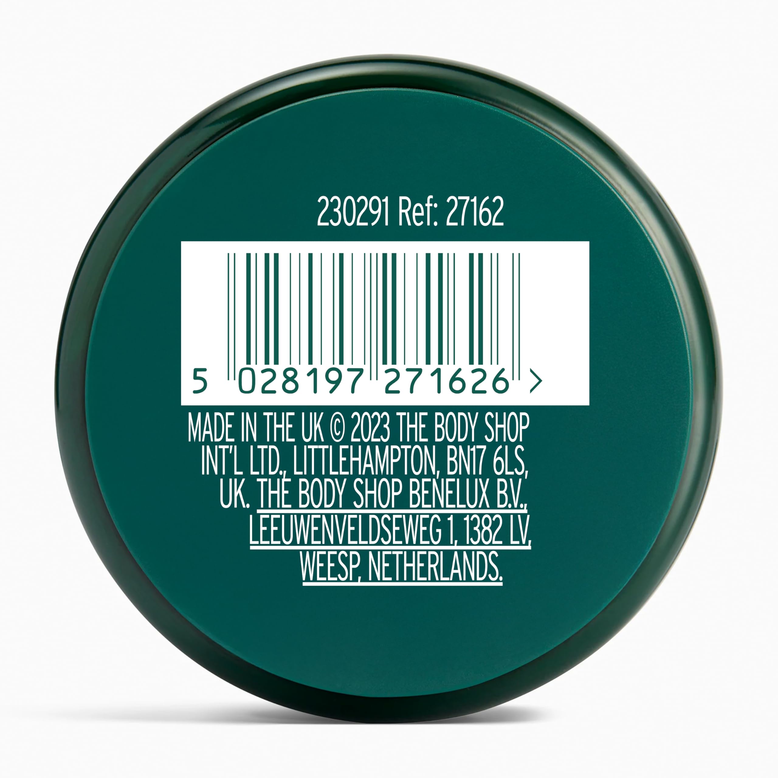 The Body Shop Charcoal Pore-Minimizing Clay Mask in a 75ml jar, showing the black clay mask with the brand label.
