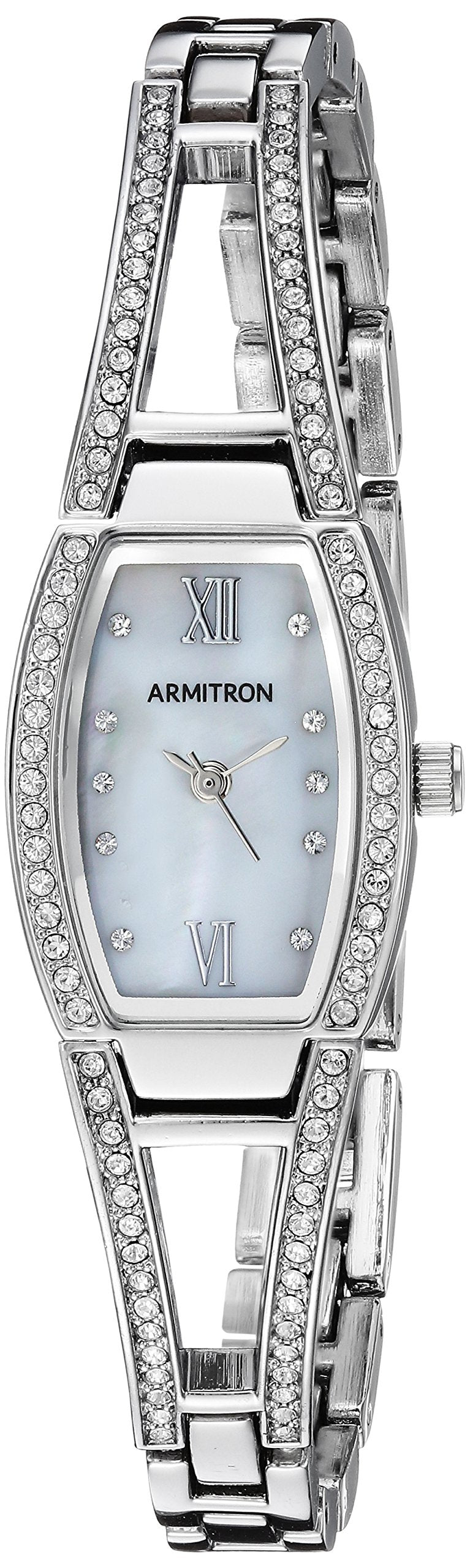 Armitron Women's Genuine Crystal Accented Bangle Watch – product photo (Wrist Watches)