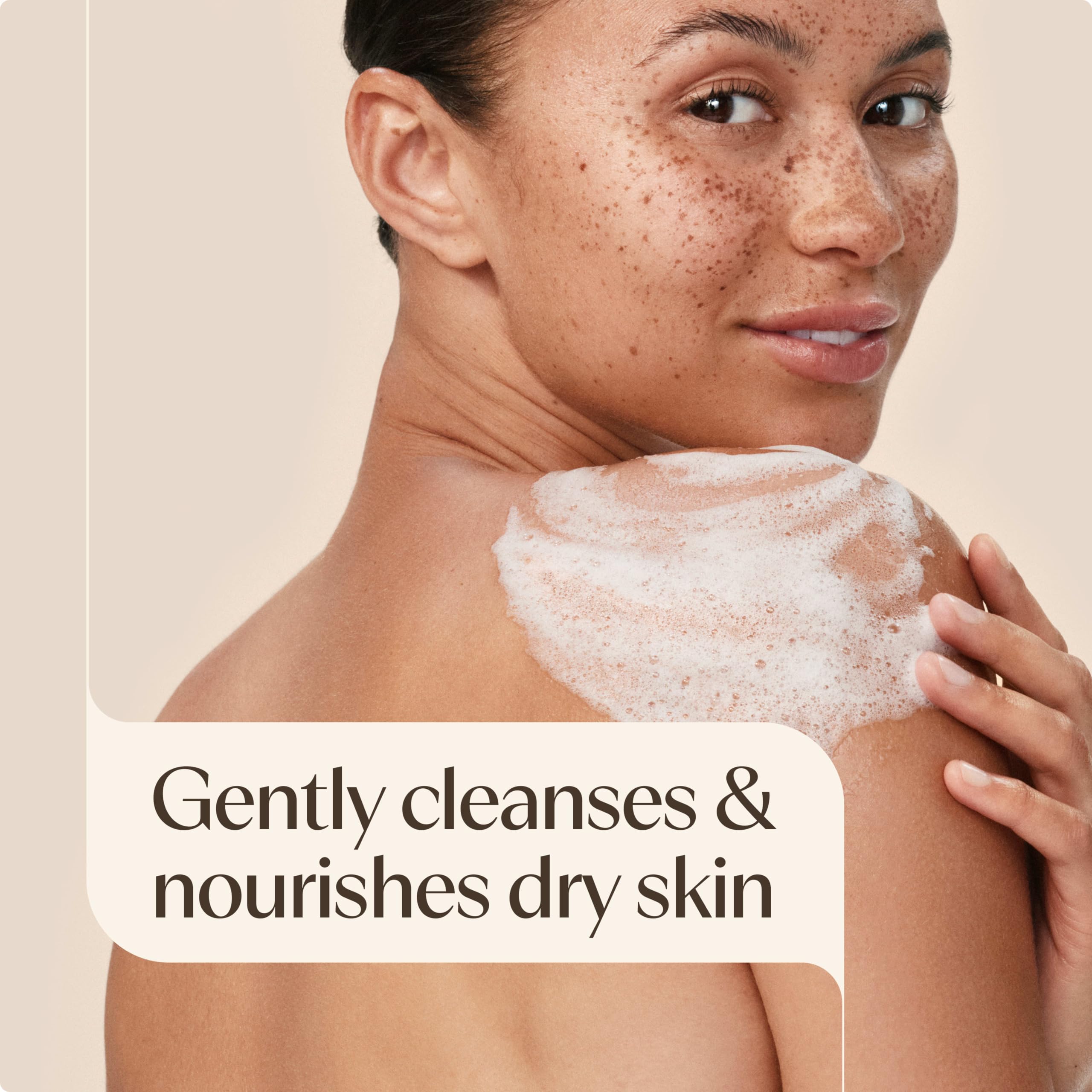 Aveeno Daily Moisturizing Body Wash with prebiotic oat in a 2-pack, skin cleansing agent for gentle, hydrating shower experience.