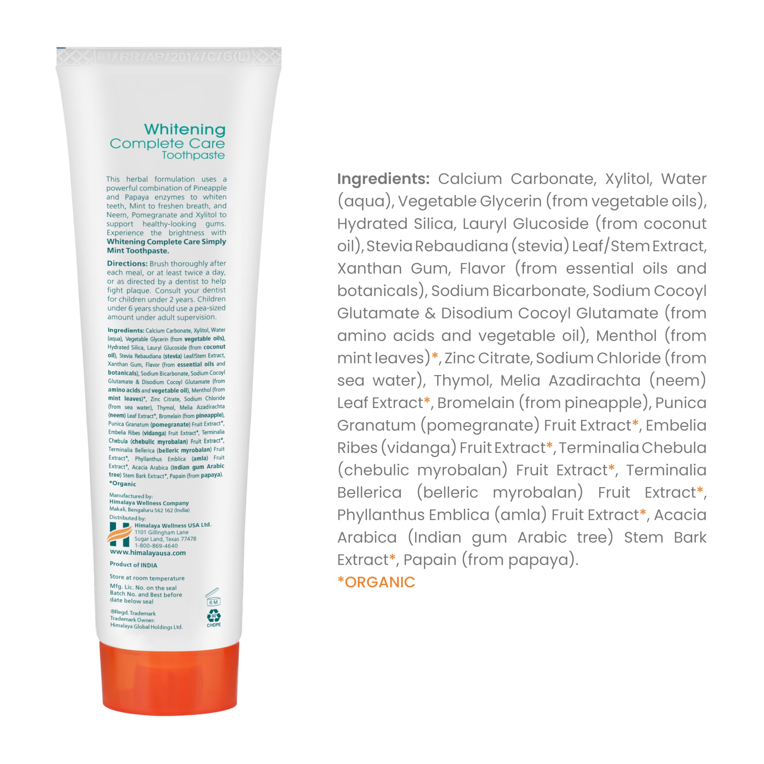 Himalaya Botanique Whitening Toothpaste 4-Pack 5.29oz