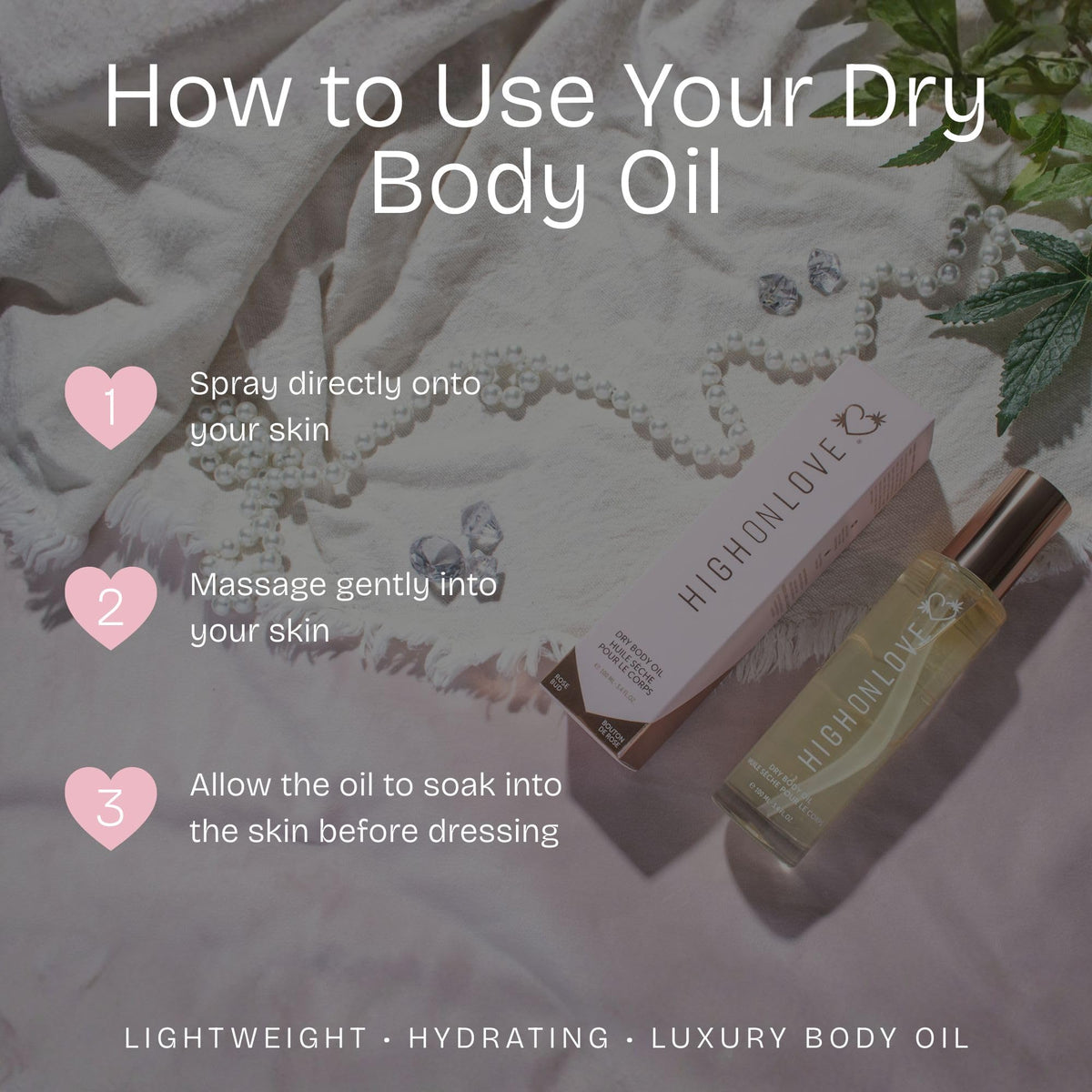 Dry Body Oil Spray - High On Love Official Imagery - 5