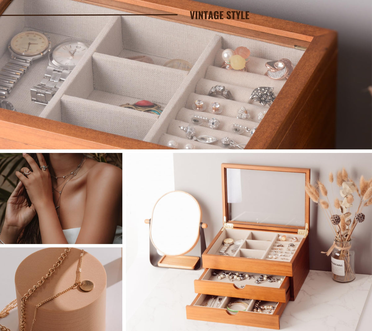 Clasin Home – Jewelry Boxes on display