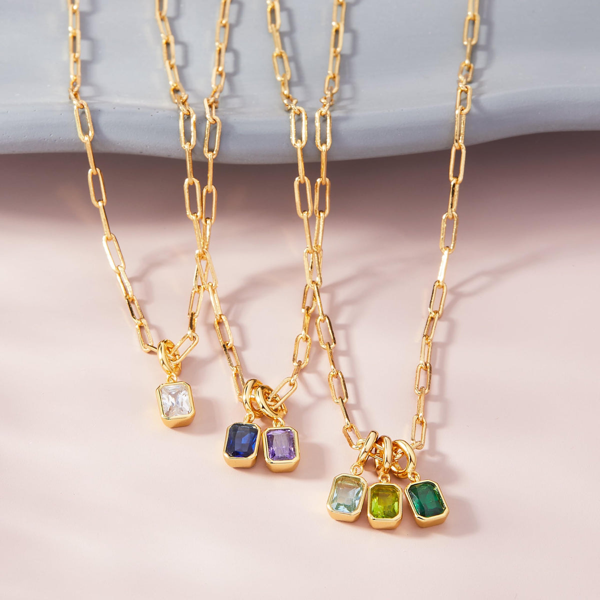 Brook & York – Pendant Necklaces on display
