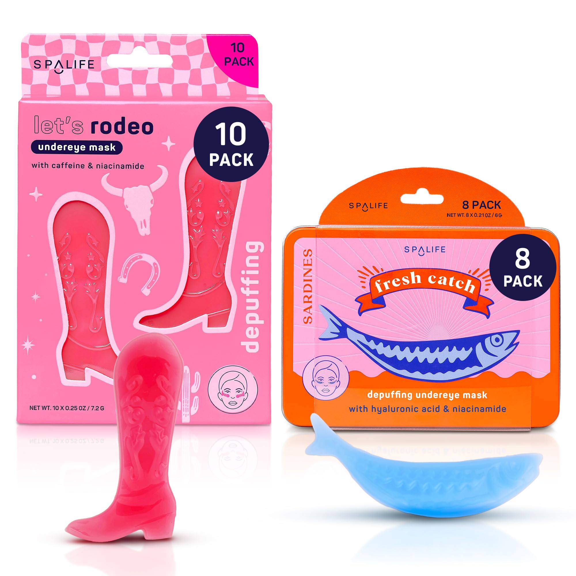 SpaLife Save 5% | Cowgirl Boot & Sardine Korean Under Eye - Product Imagery