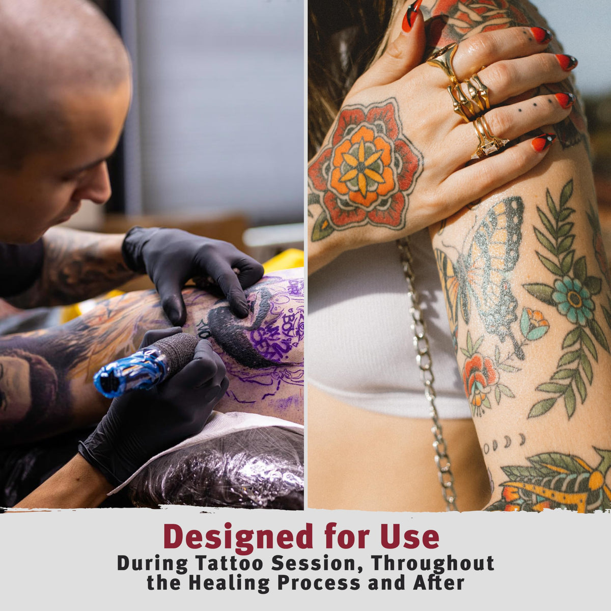 Hustle Butter Deluxe – Tattoo Butter for Before, During, and After the Tattoo Process – Soothing Lubrication – 100% Vega