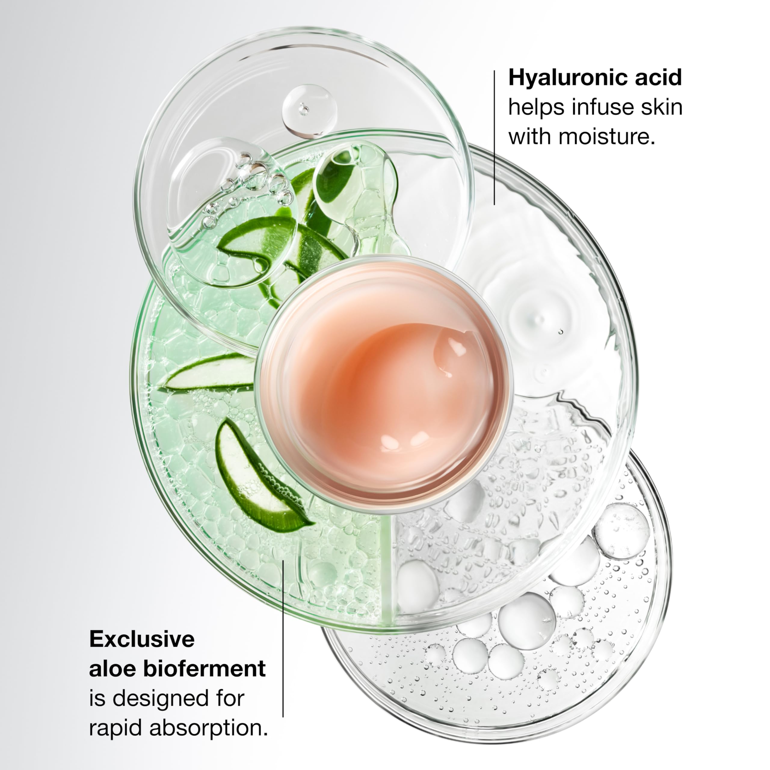 Clinique Moisture Surge 100H Auto-Replenishing Hydrator Oil Free Face Moisturizer | With Hyaluronic Acid, Aloe Bioferment and Vitamins C + E | For All Skin Types | Hydrating + Moisturizing, 1.7 Fl Oz