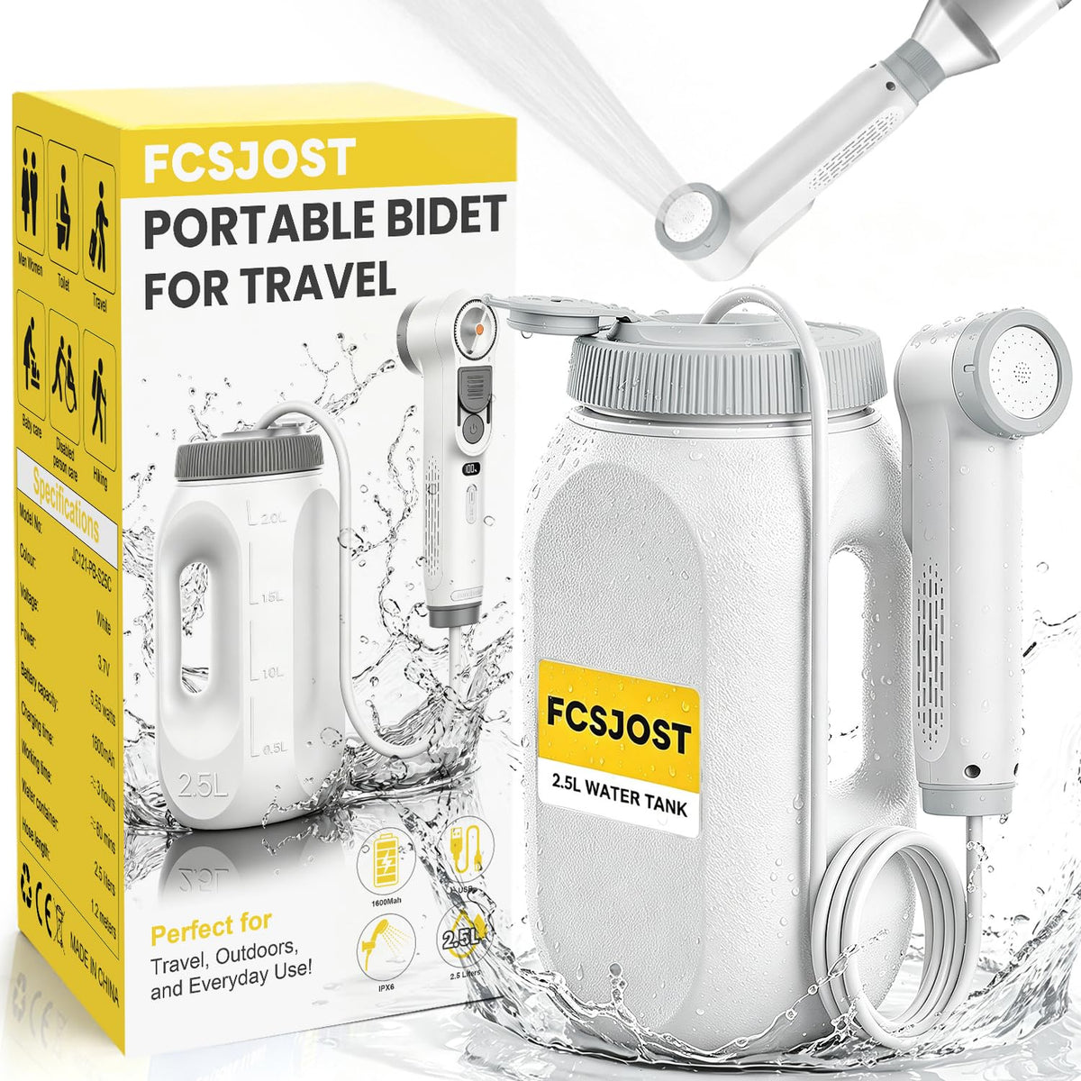 2 in 1 Portable Bidet for Travel Electric Handheld Bidet - FCSJOST Official Imagery - 1