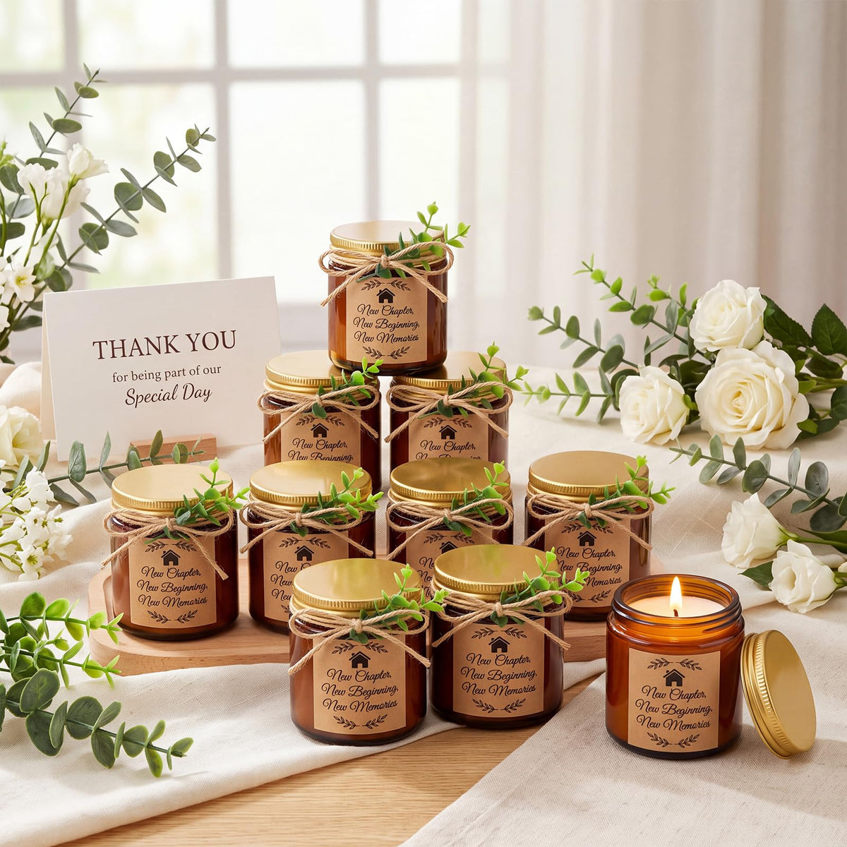 12 Pieces Scented Candle Gifts Set - RimCereal Official Imagery - 6