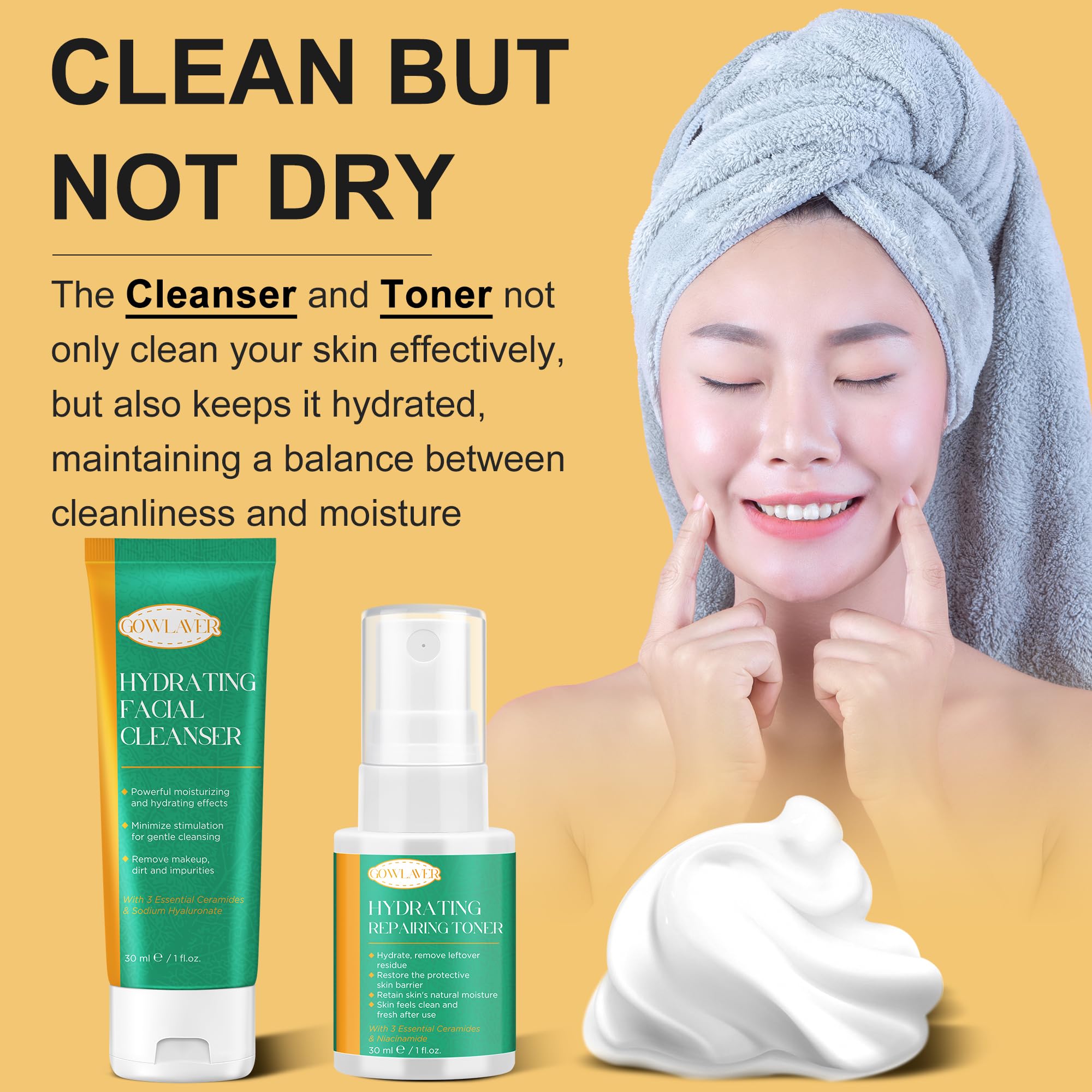 Lifting & Firming Anti-Aging Skin Care Set Kit for Women Teens,Niacinamide Retinol Serum,Hyaluronic Acid Serum,Skincare Gift Set,Facial Skin Care Products,Face Care Routine Kit Christmas Gift Women