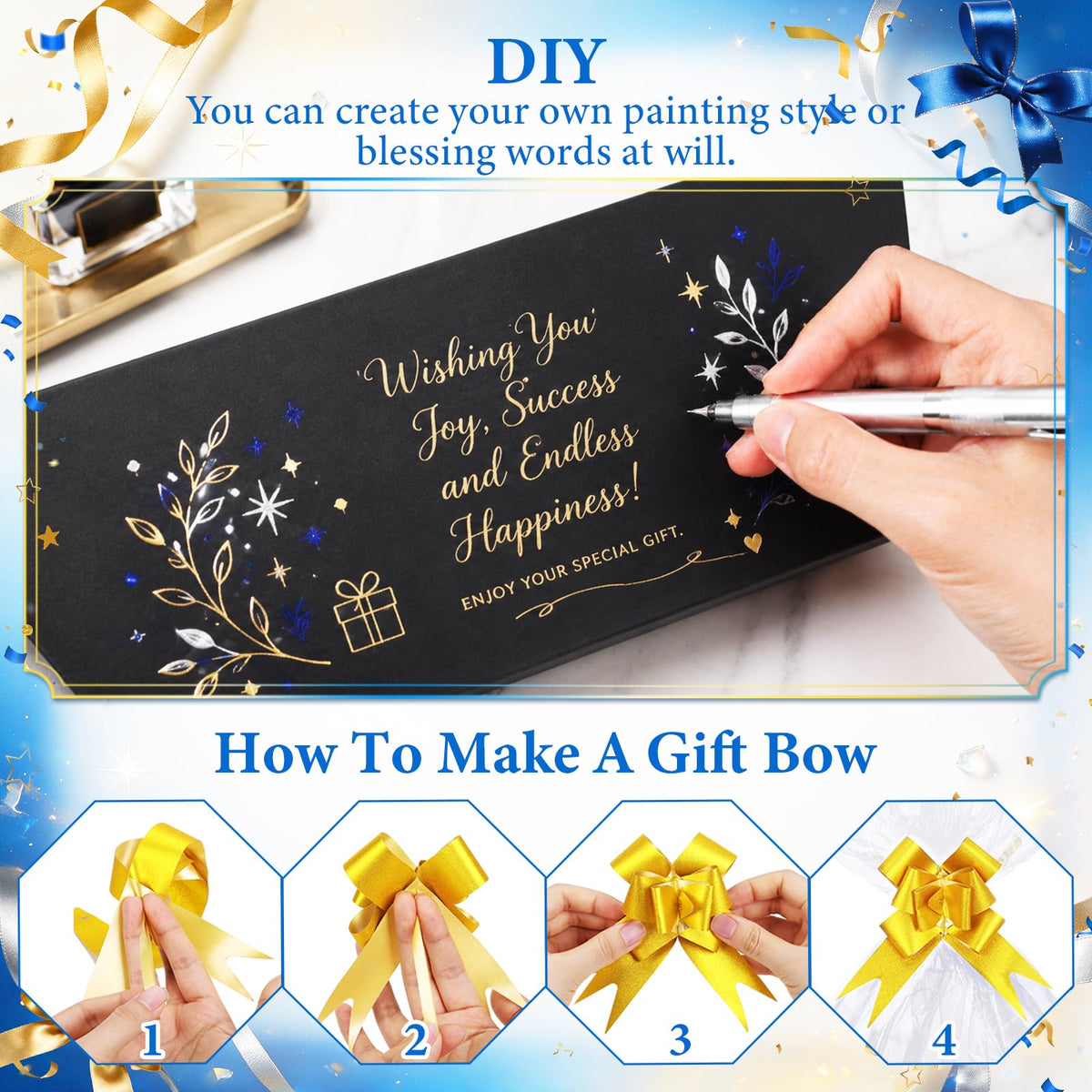 EVELOMO 10 Pack Empty Gift Baskets to Fill - EVELOMO Official Imagery - 5