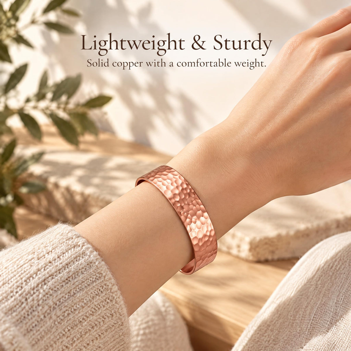 Veras Copper – Cuff on display