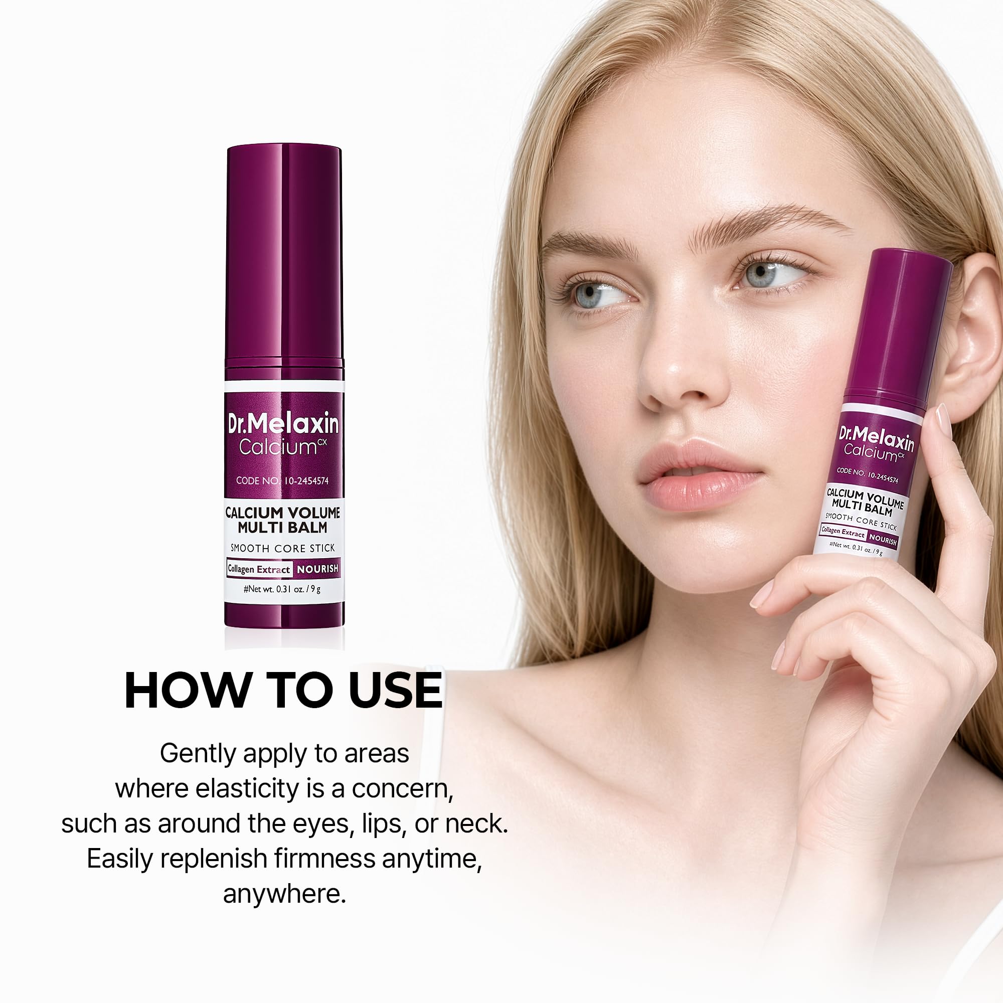 Dr.Melaxin Collagen Balm Stick Calcium Adenosine Eye Firm