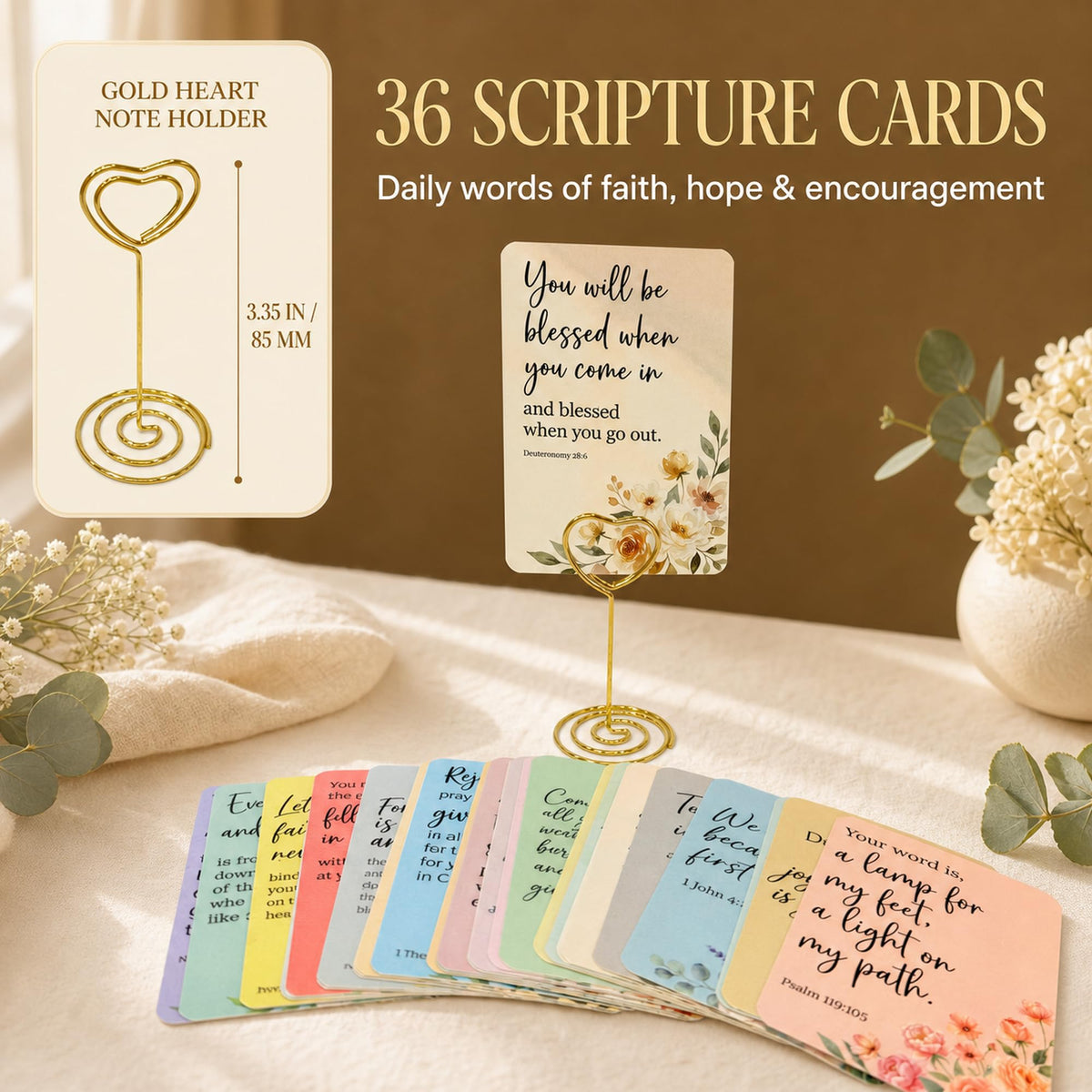 Christian Gifts for Women Religious Gift Set for Her 9 Piece - solvitto Official Imagery - 8