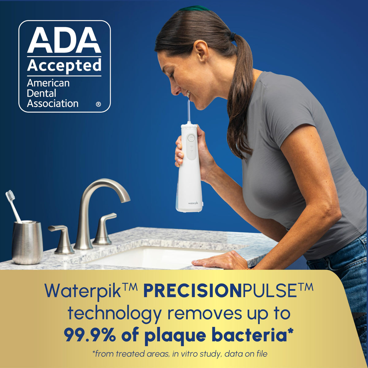 Waterpik Cordless Gem 5100 Portable Water Flosser - Waterpik Official Imagery - 4