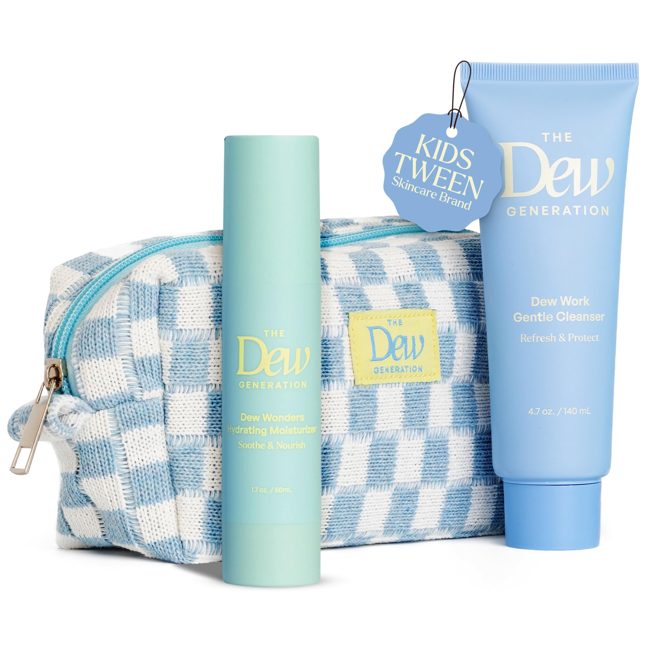 Dew-O Kit Kids Skin Care Set with Cleanser & Moisturizer | - Product Imagery