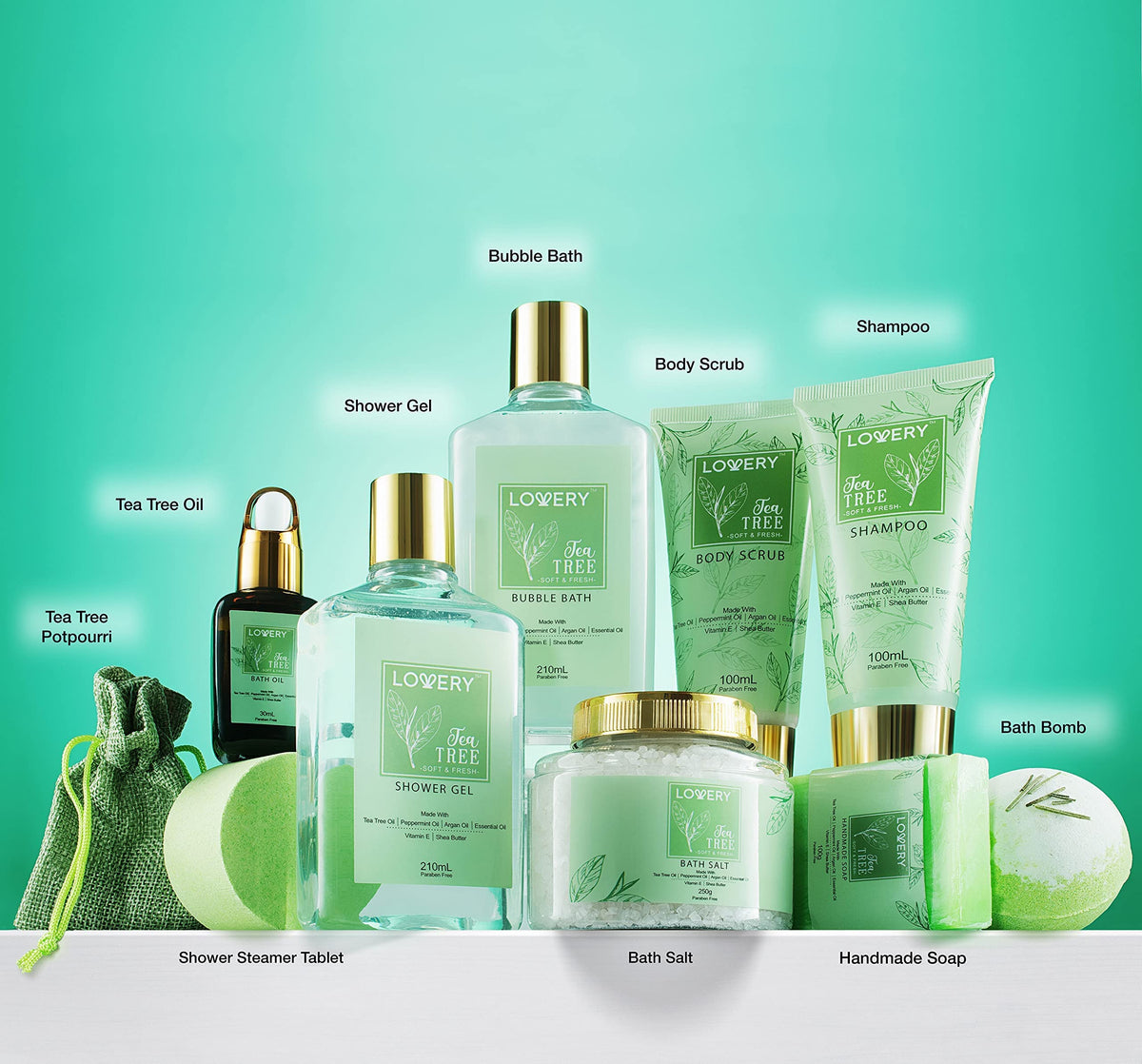 Tea Tree Bath Set - LOVERY Official Imagery - 4