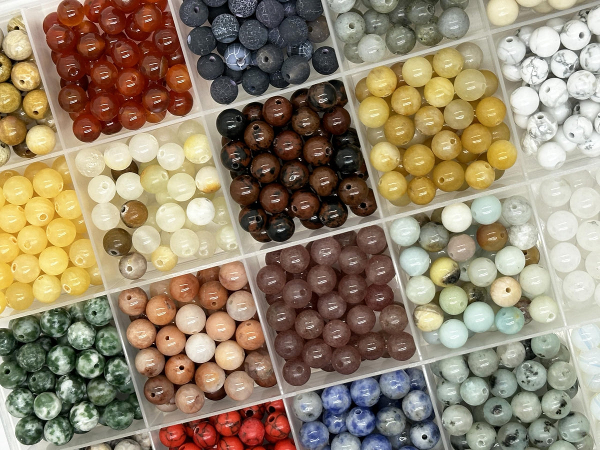 1120pcs 6mm Natural Gemstone Beads Loose Gemstone for - Yephac Official Imagery - 7
