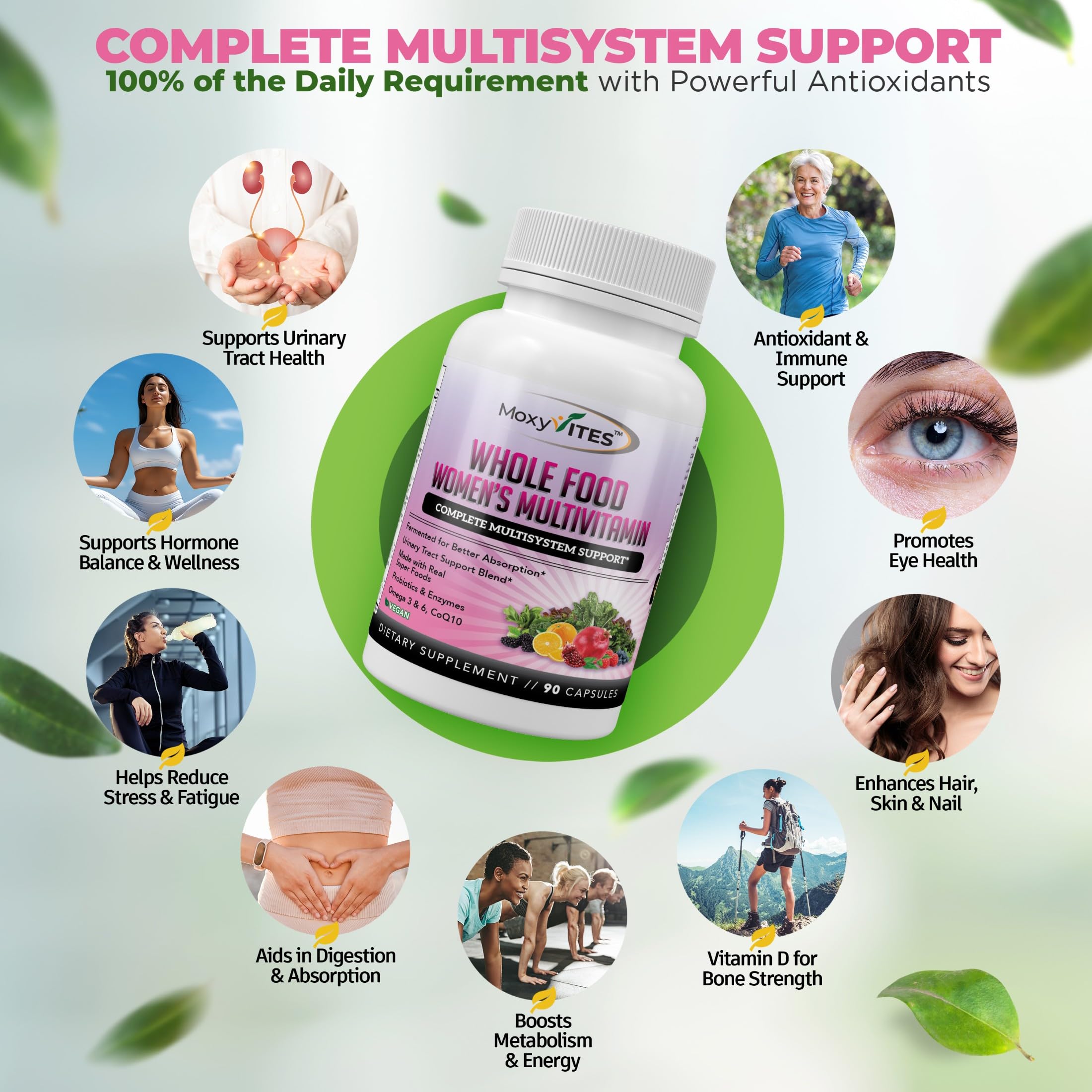 MoxyVites Methylated Multivitamin Women 90 Vegan Caps