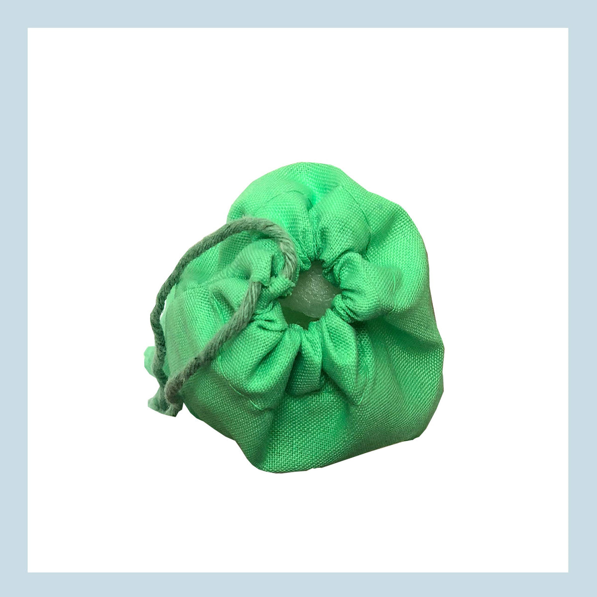 ecogreentextiles Green Christmas Bags, 100% Organic Cotton birthday bag for gift wrapping, Grocery, Jewelry, and Makeup,