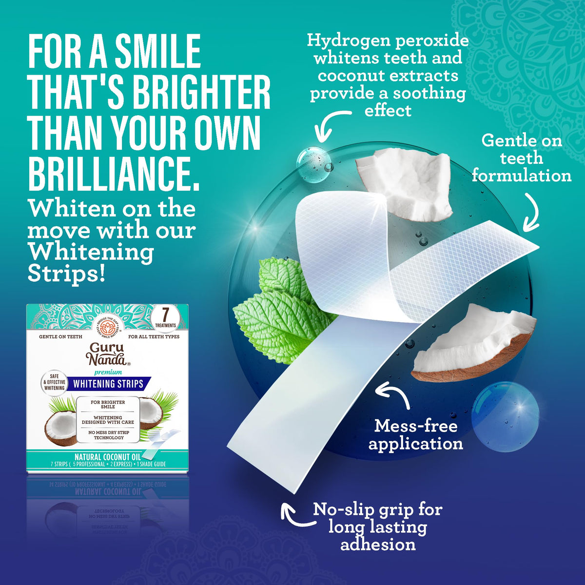 GuruNanda Total Smile Makeover Oral Care Kit Teeth Whitening - GuruNanda Official Imagery - 5