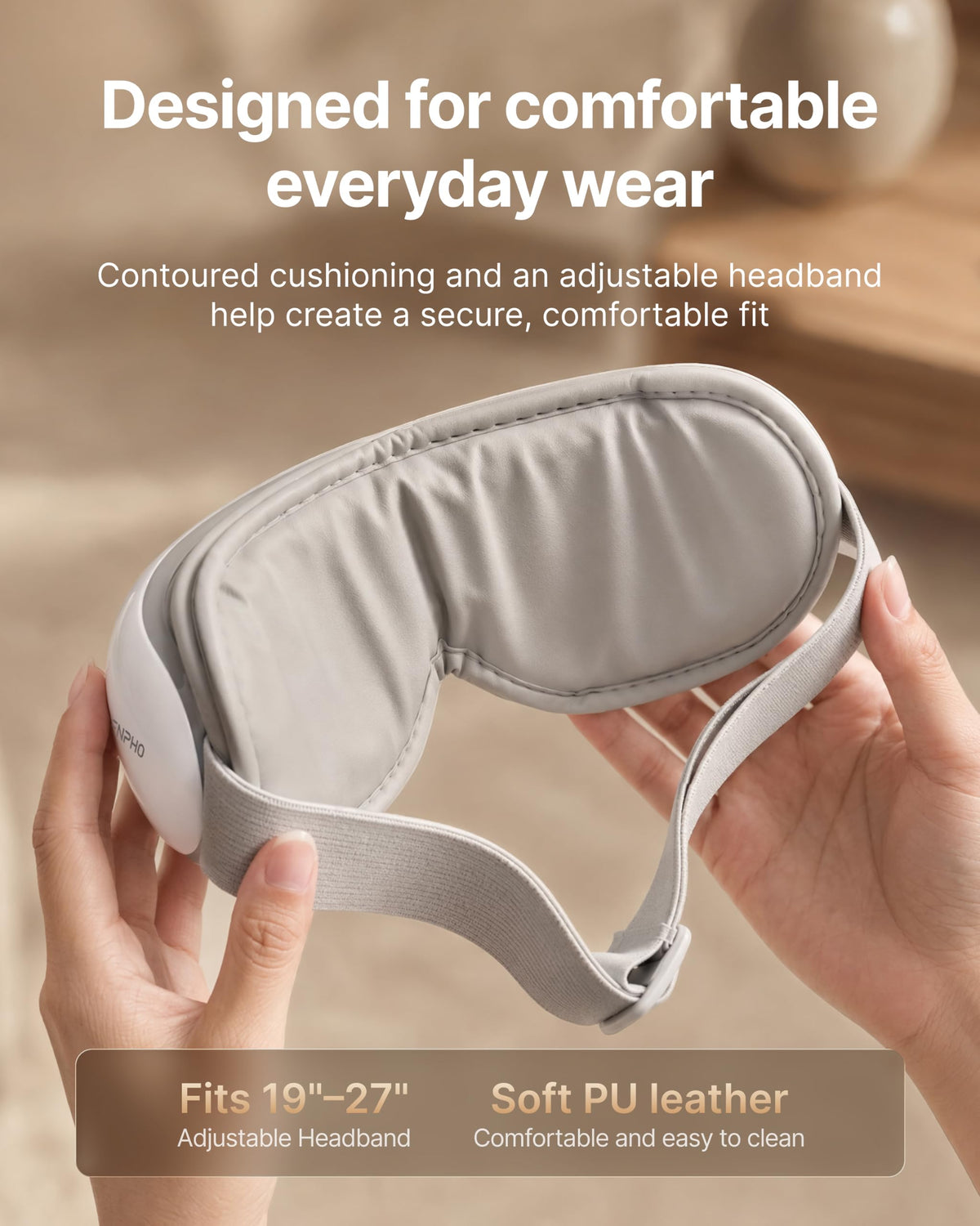 RENPHO Eyeris 1 Eye Massager with Heat Heated Eye Mask Gifts - RENPHO Official Imagery - 7