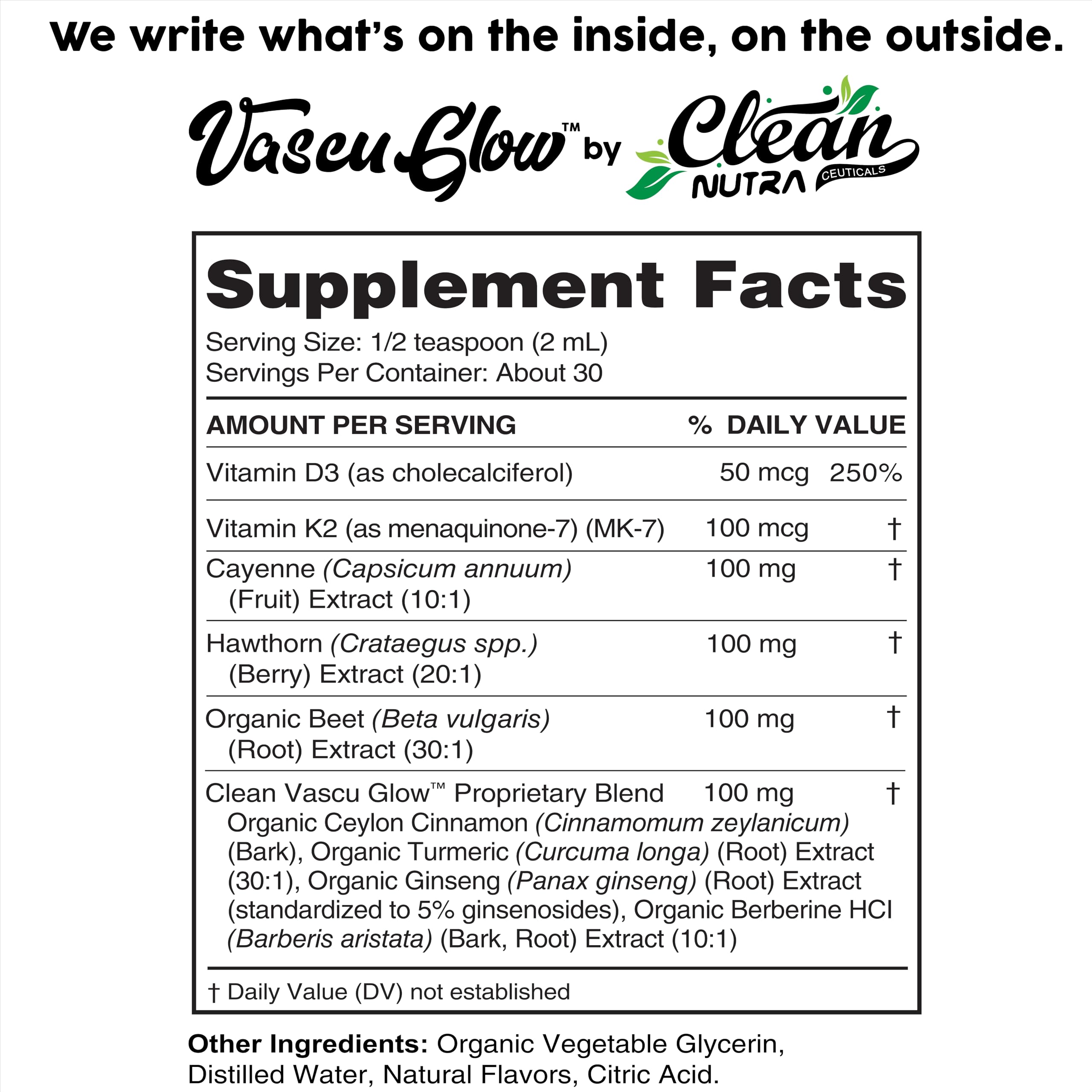 Clean Nutra Cayenne Pepper Drops herbal supplement bottle from Clean Nutraceuticals, featuring a dropper and product label.