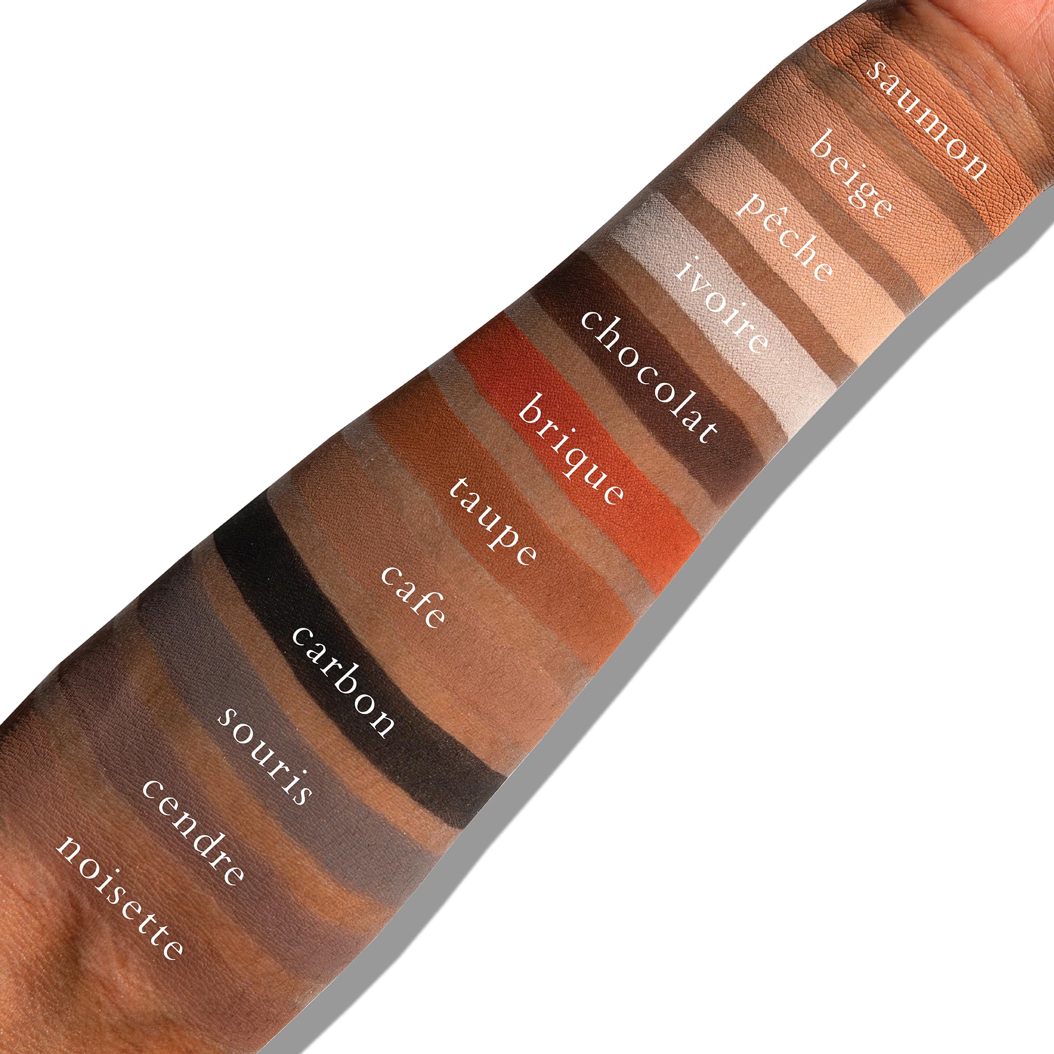 Viseart Paris Petites Mattes Neutral Eyeshadow Palette with 12 matte shades in a compact makeup palette.
