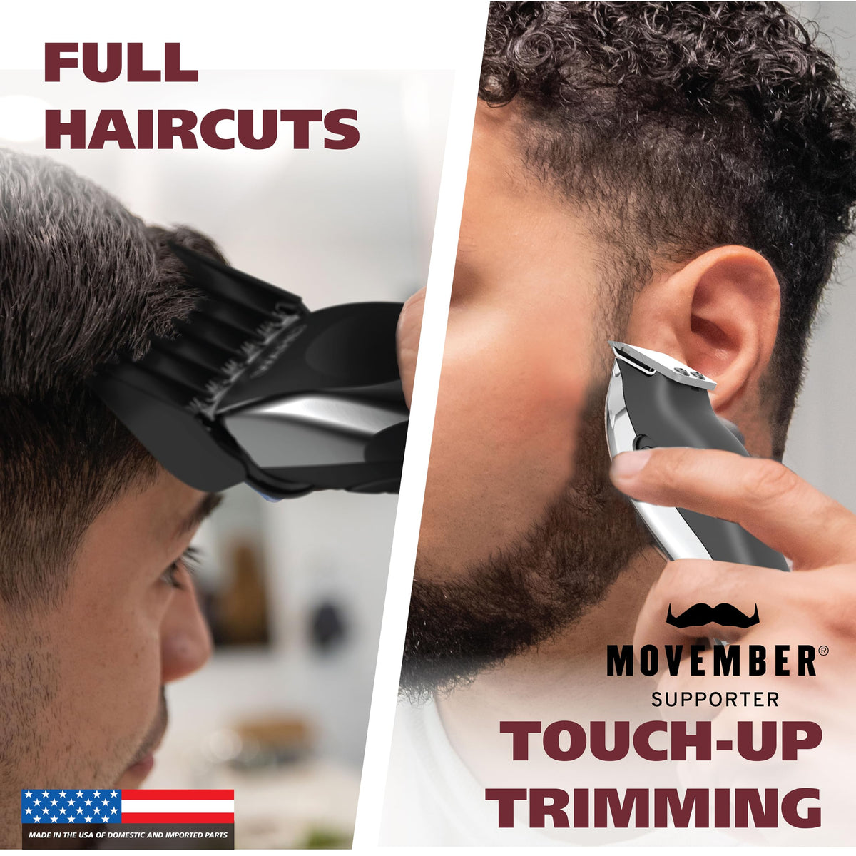 Wahl Clipper USA Deluxe Corded Chrome Pro Complete Hair - Wahl Official Imagery - 3