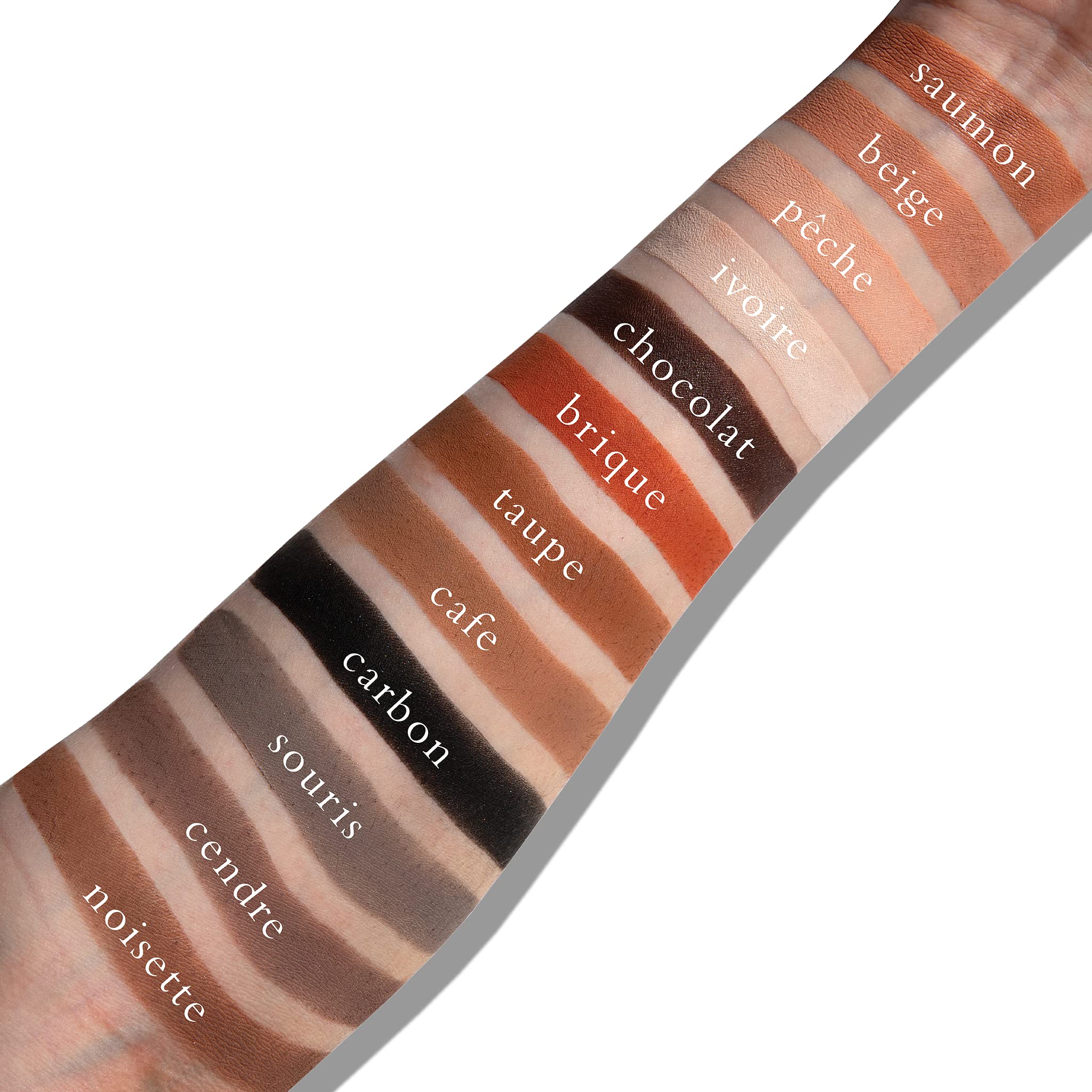Viseart Paris Petites Mattes Neutral Eyeshadow Palette with 0.42oz of matte neutral shades for eye makeup.