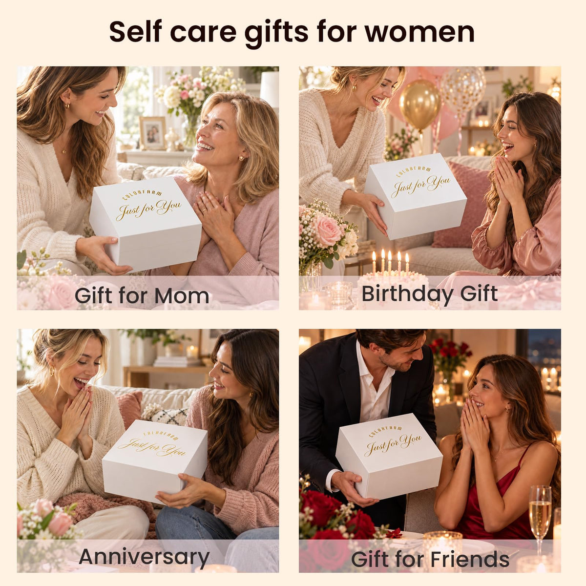 Facial Steamer Spa Gift Set with 12 Skin Care Essentials - colorfarm Official Imagery - 7