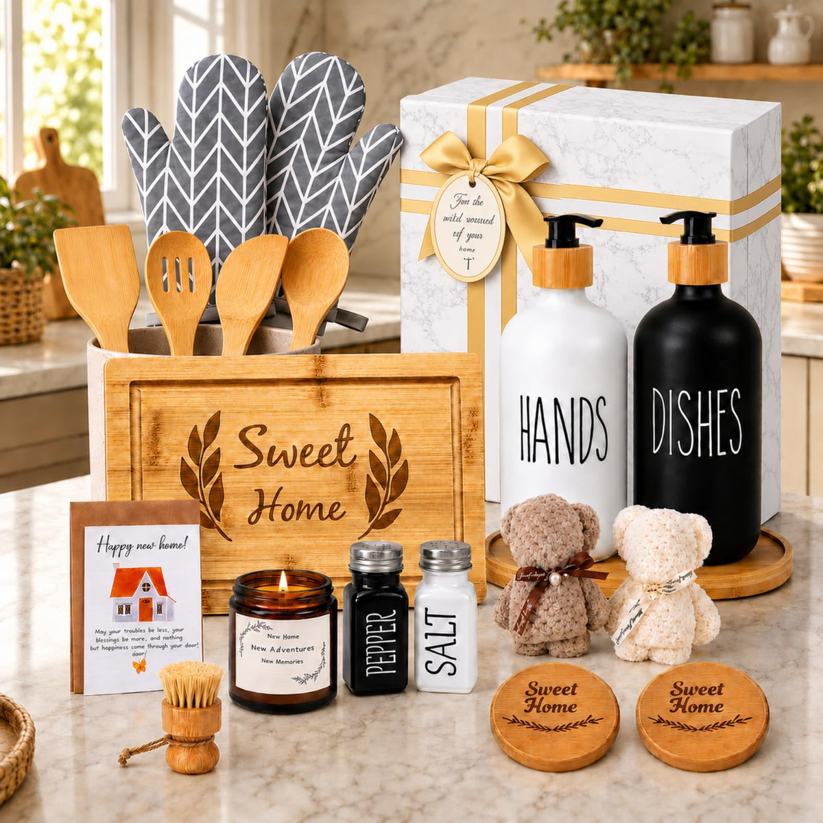 House warming gifts new home basket New Home Gift Basket - DancyLoad Official Imagery - 1