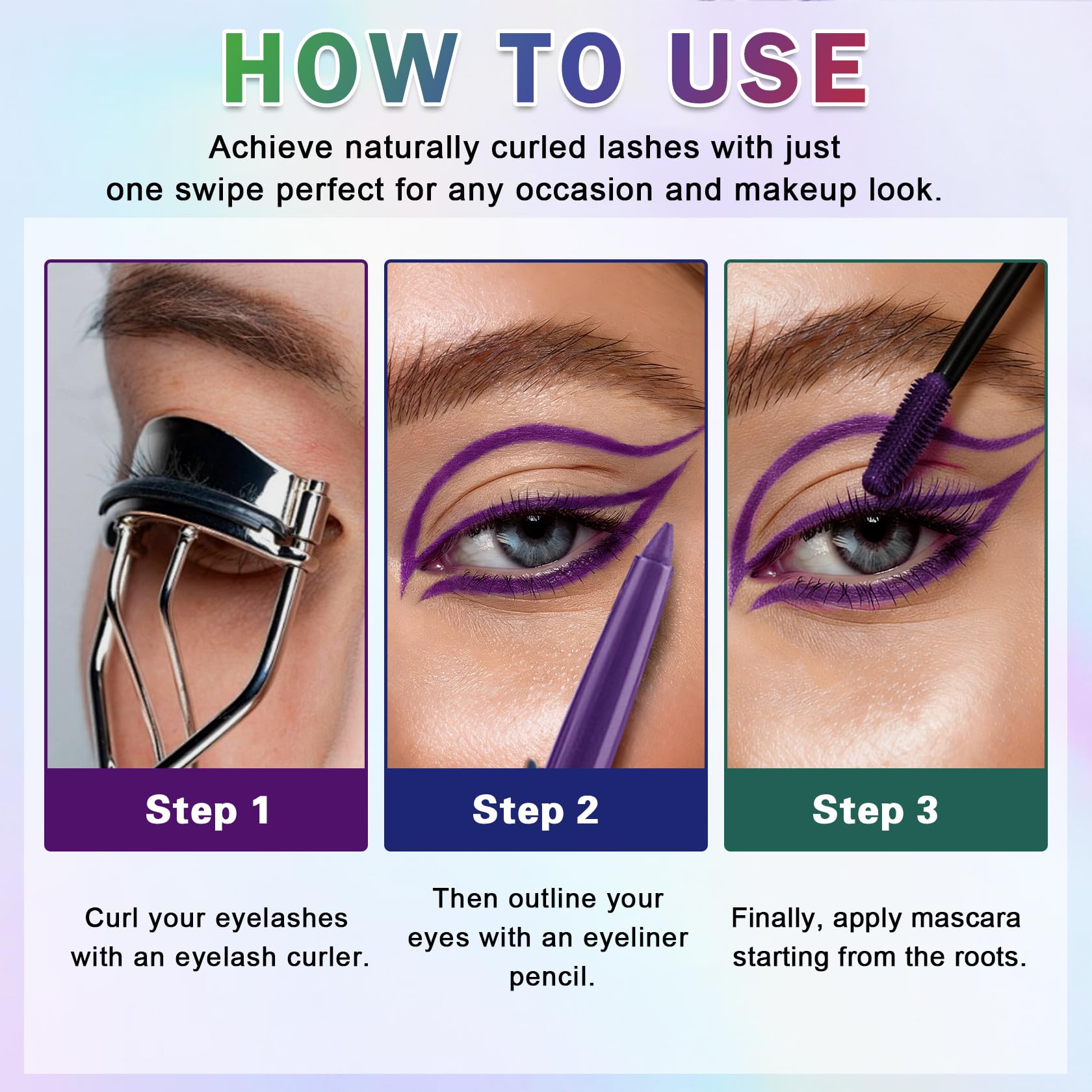 Pink waterproof mascara by Rosawee with 5D volume and length for bold, dramatic lashes.