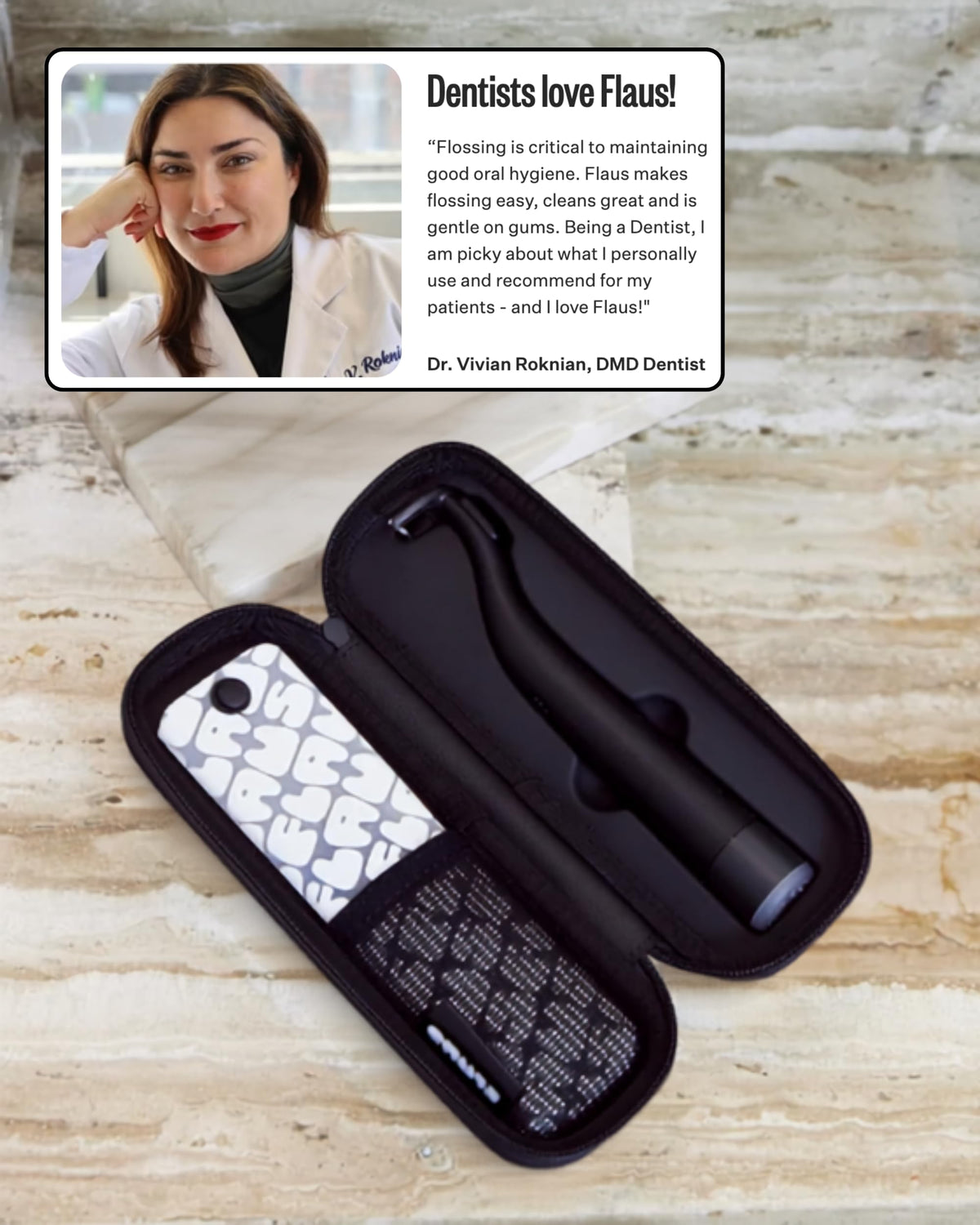 The Original Flaus Electric Flosser Travel Friendly Case - Flaus Official Imagery - 5