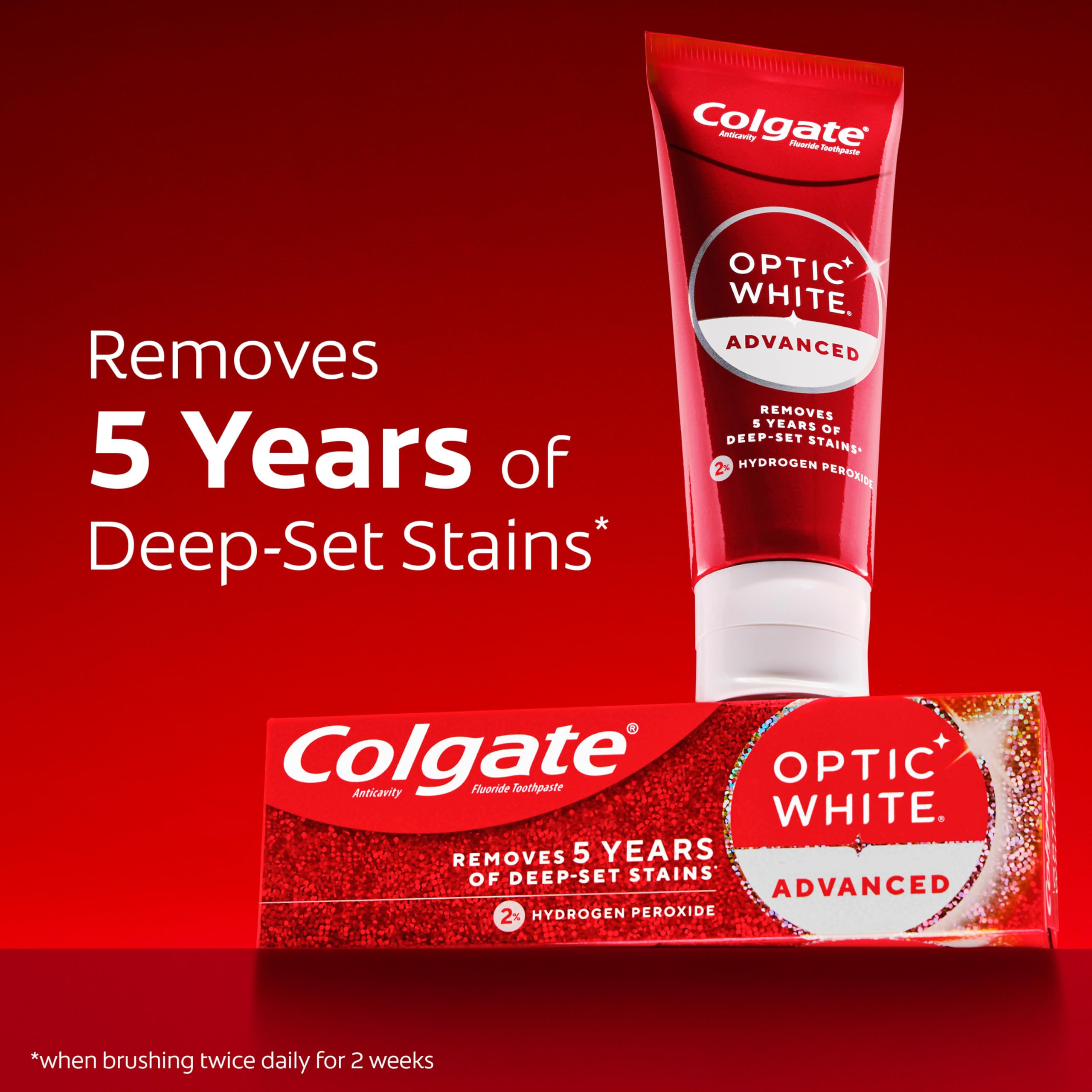 Colgate Optic White Advanced Toothpaste 3-Pack 3.2oz