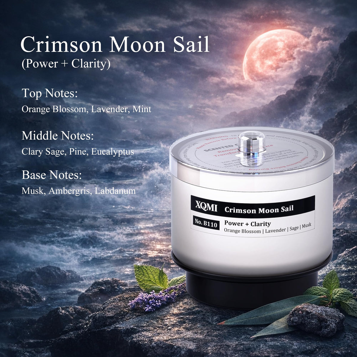 Smart Scented Candle Aromatherapy Candles for Home 4 Pack - XQMI Official Imagery - 6