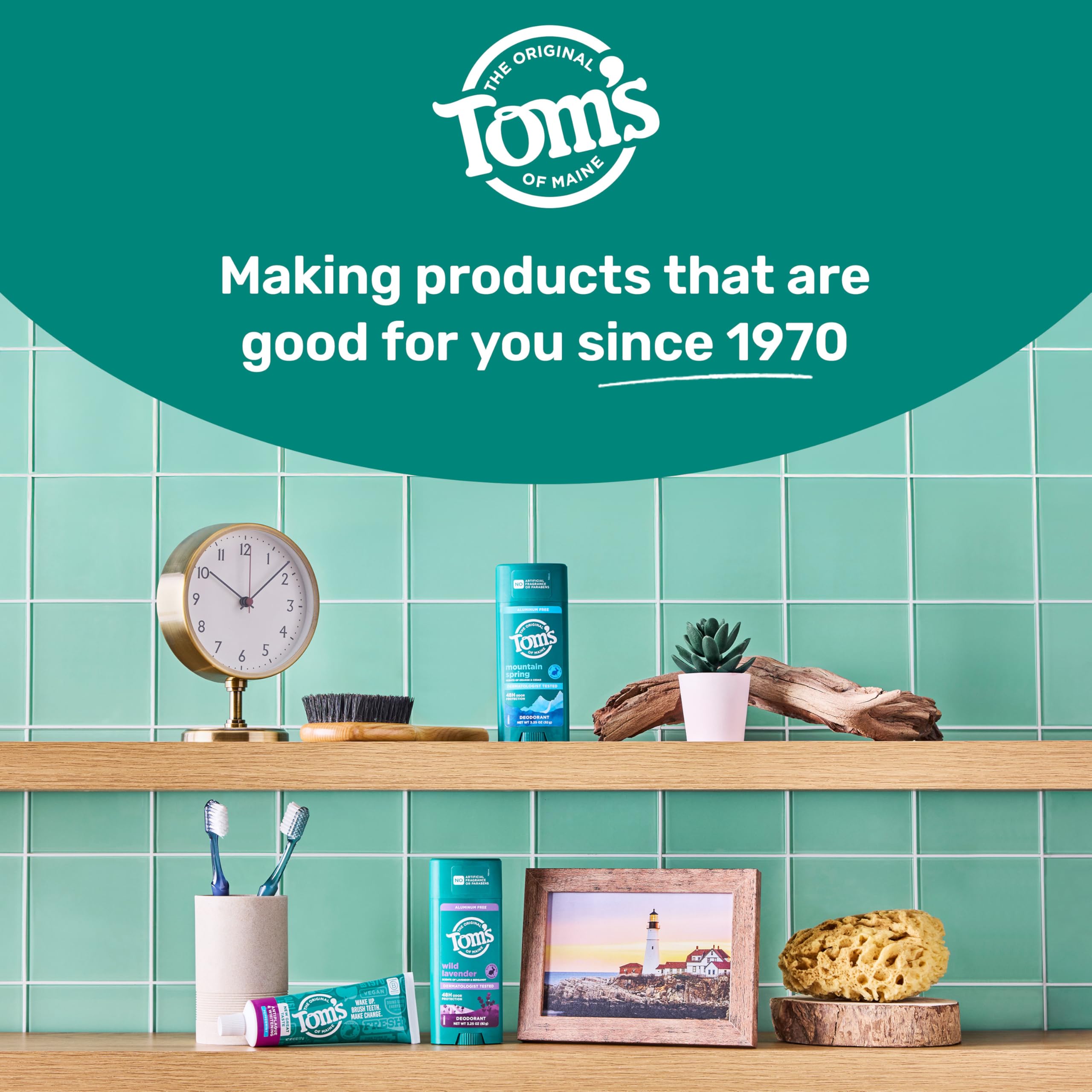 Tom's of Maine Antiplaque Whitening Toothpaste 2-Pack