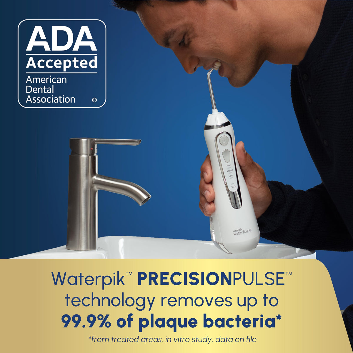 Waterpik Cordless Advanced Portable Water Flosser - Waterpik Official Imagery - 4