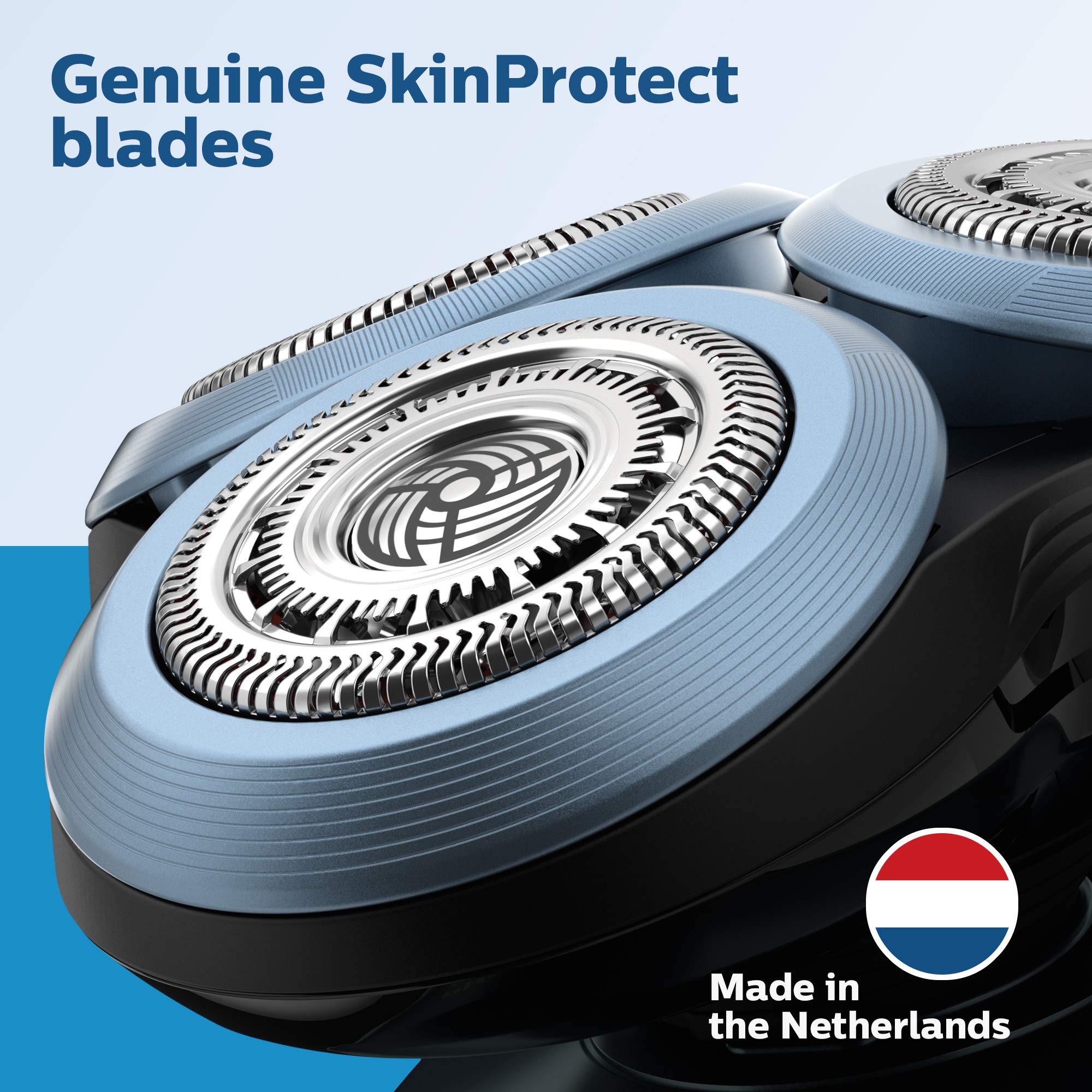 Norelco Philips SH60/72 replacement shaver heads for electric shaver, three-pack, compatible with Philips Norelco electric razors.