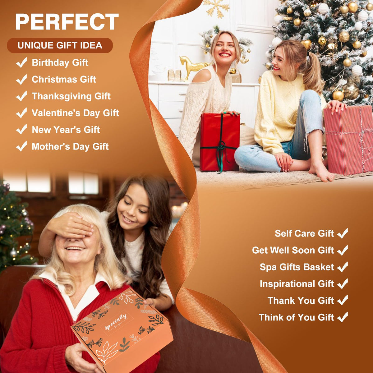 Cozy Fall Gifts Basket for Women Unique Birthday Gifts for - Haibeot Official Imagery - 3