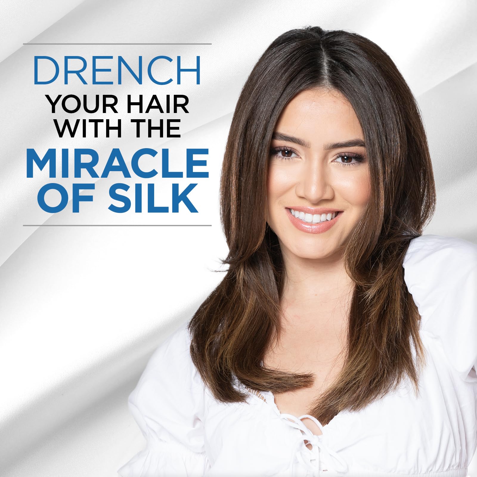BioSilk Pure Moisture Leave-In Hair Spray 7 oz bottle with sleek packaging, designed to hydrate and protect hair.