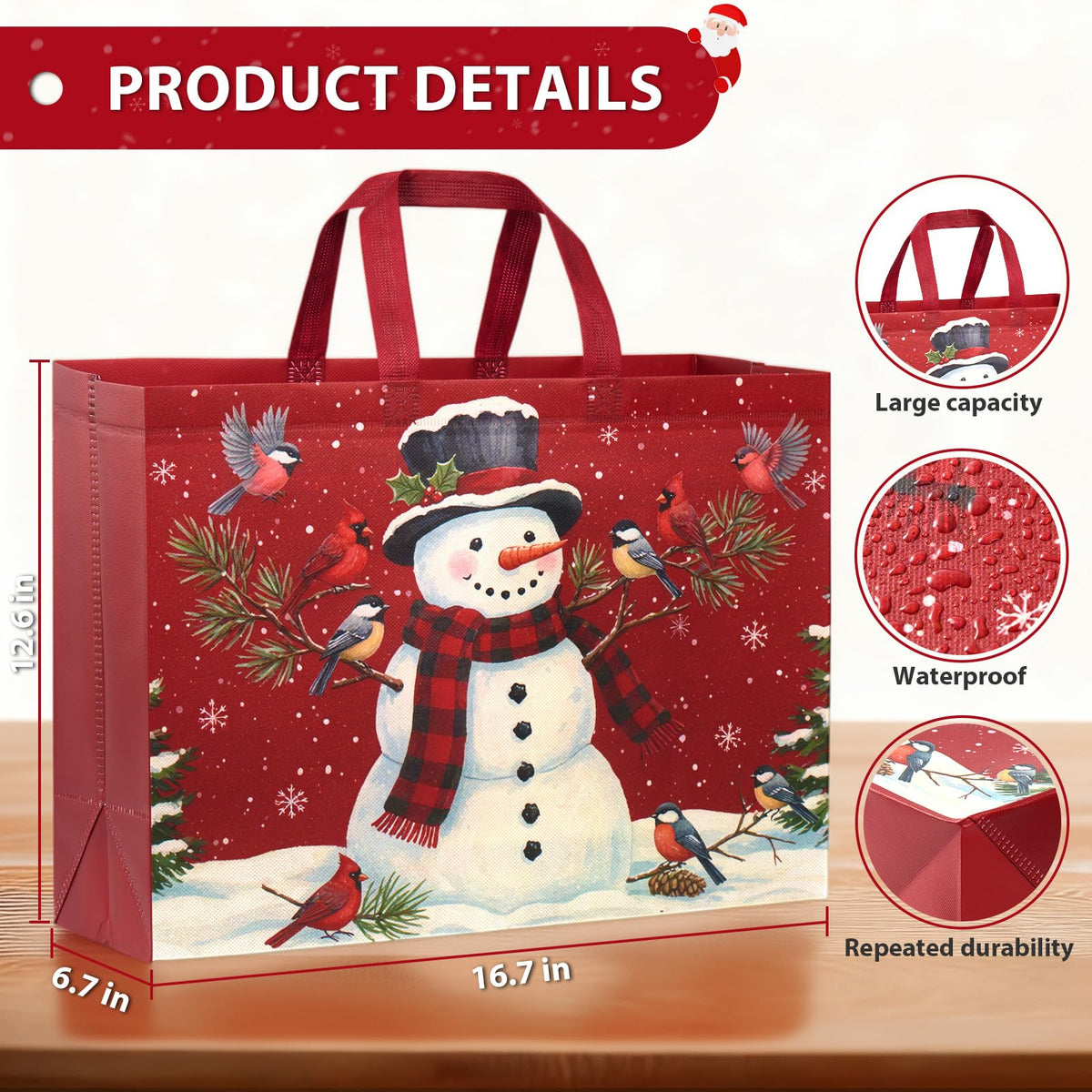 YANGTE 36 Pack Extra Large Christmas Gift Bags with Handles - YANGTE Official Imagery - 3
