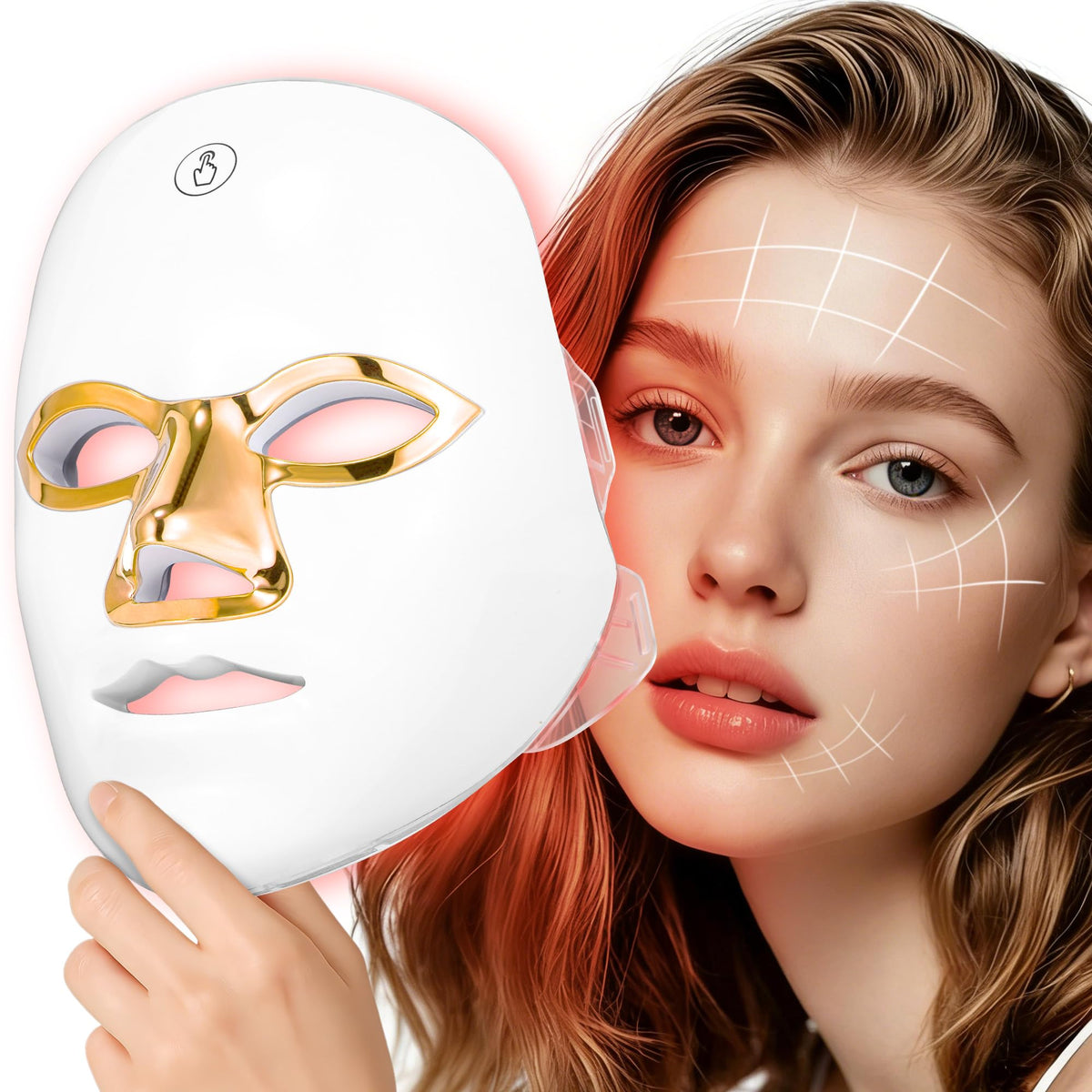 Red Light Therapy for Face 7 Colors LED Face Mask - zorendi Official Imagery - 2