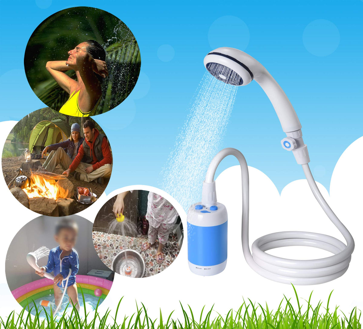 Iron Hammer Portable Shower Camp Shower Rechargeable Shower - Iron Hammer Official Imagery - 3
