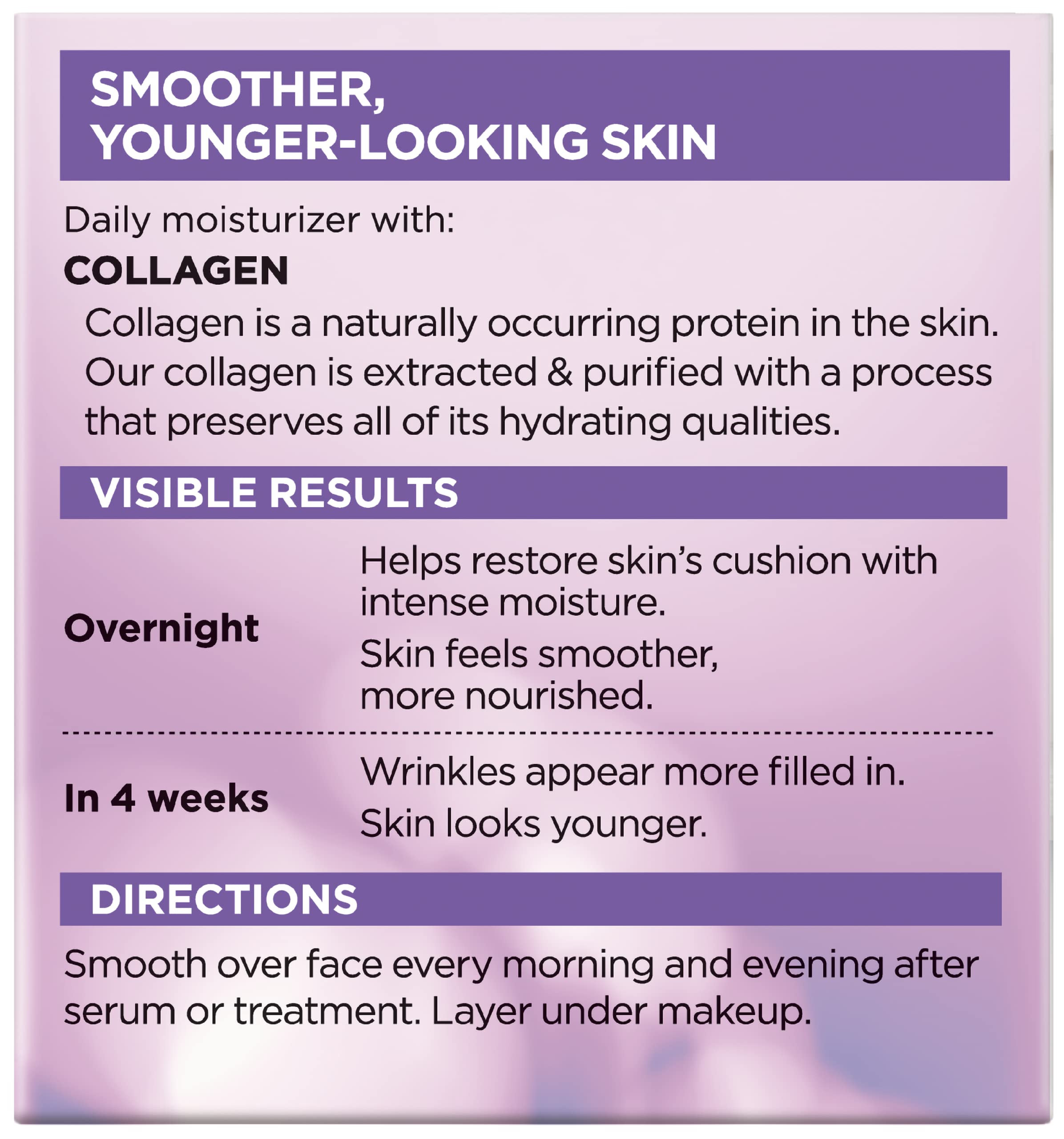 L'Oreal Paris Collagen Face Moisturizer – Anti-Aging